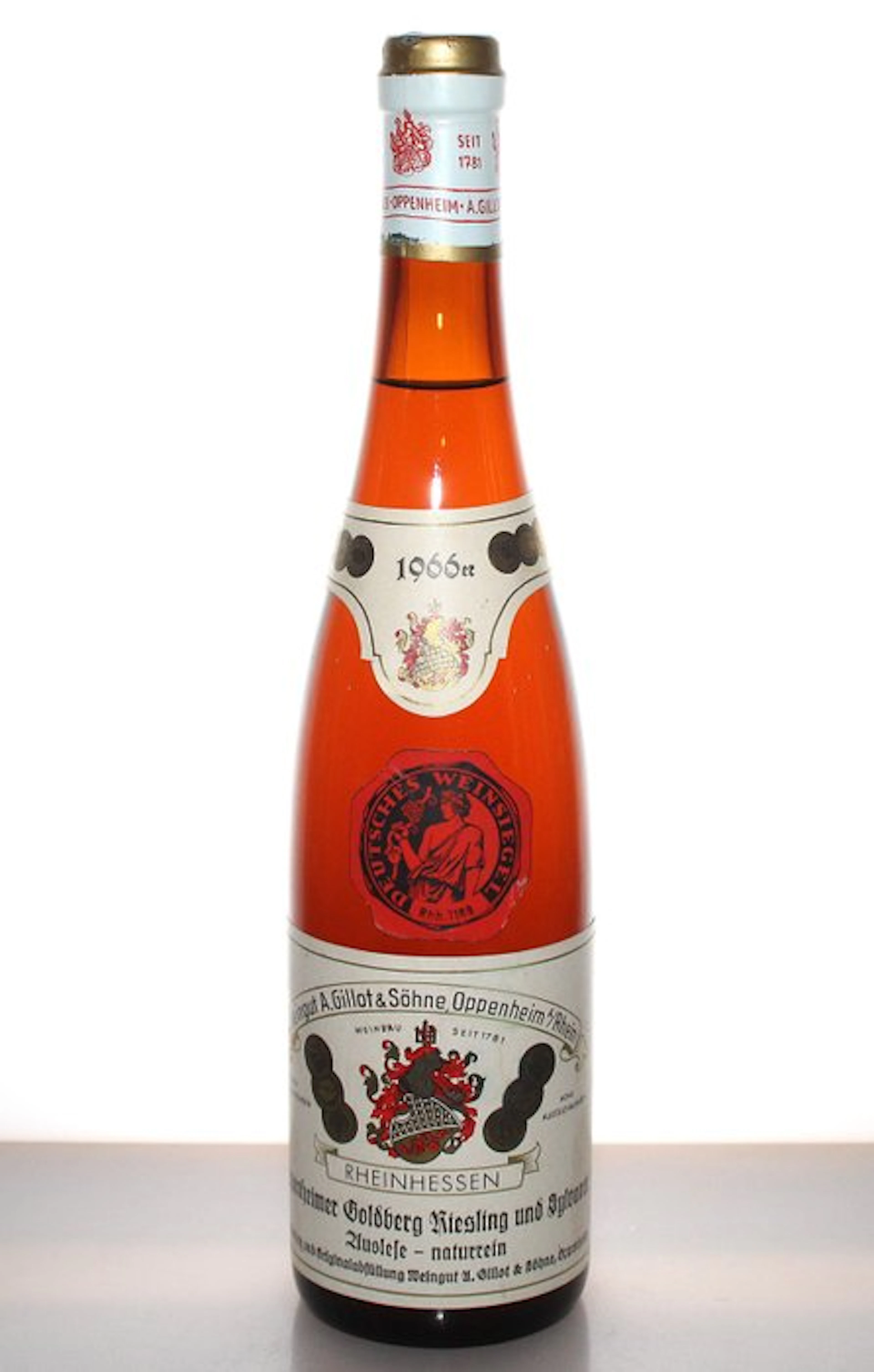 1966 Auslese Oppenheimer Goldberg Riesling + Silvaner...