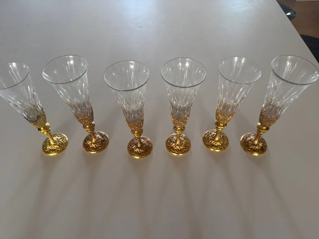 Drinking glass (6) - Silver