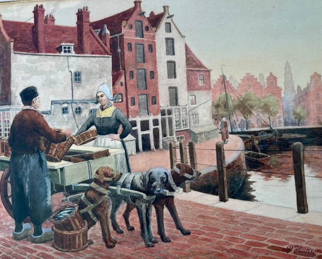Pieter Haaxman (1854-1937) - Volendam fish merchant in Amsterdam