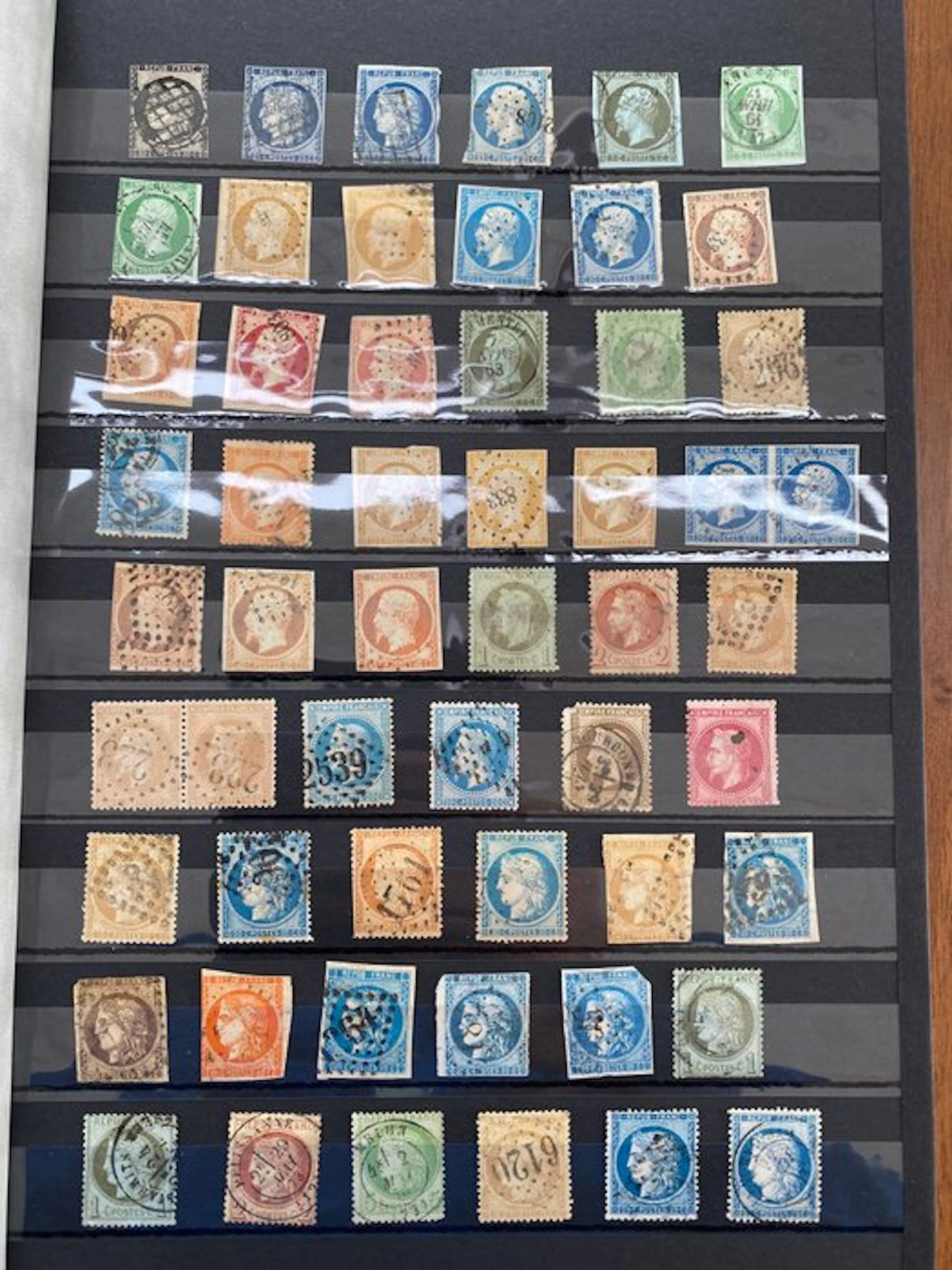 France 1849/1970 - FRANCE: COLLECTION 1849 to 1970 – Cancelled / Mint