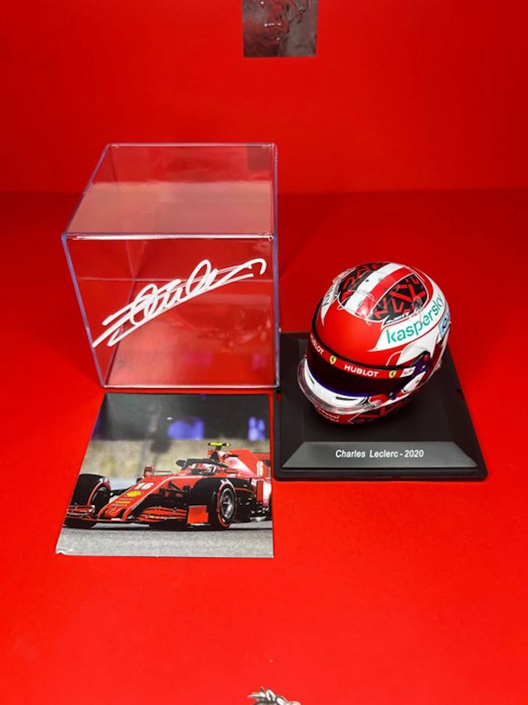 Ferrari - Charles Leclerc Autographed - 2020 - 1:5 scale helmet