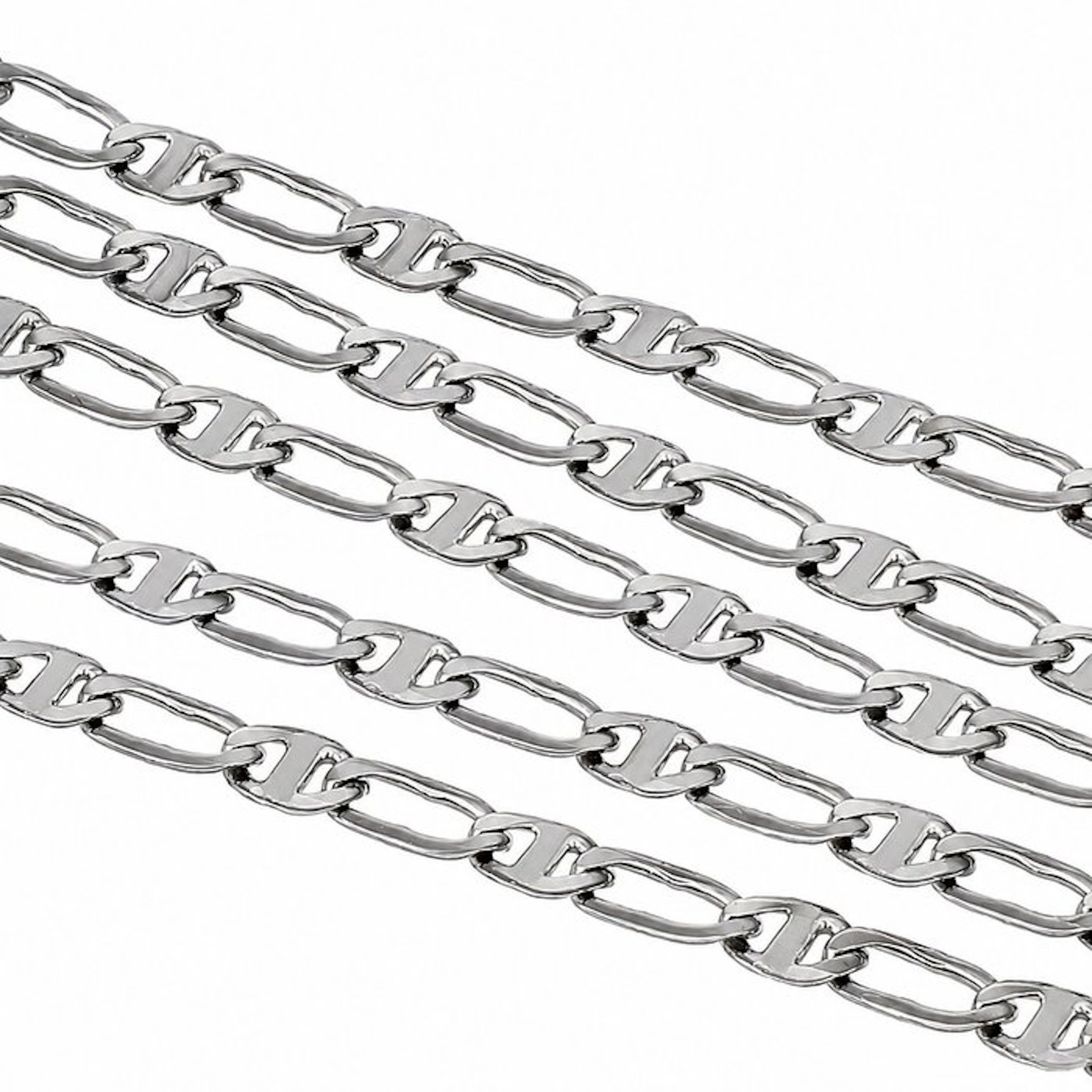 Necklace - 18 kt. White gold - Made in Italy - Handmade
