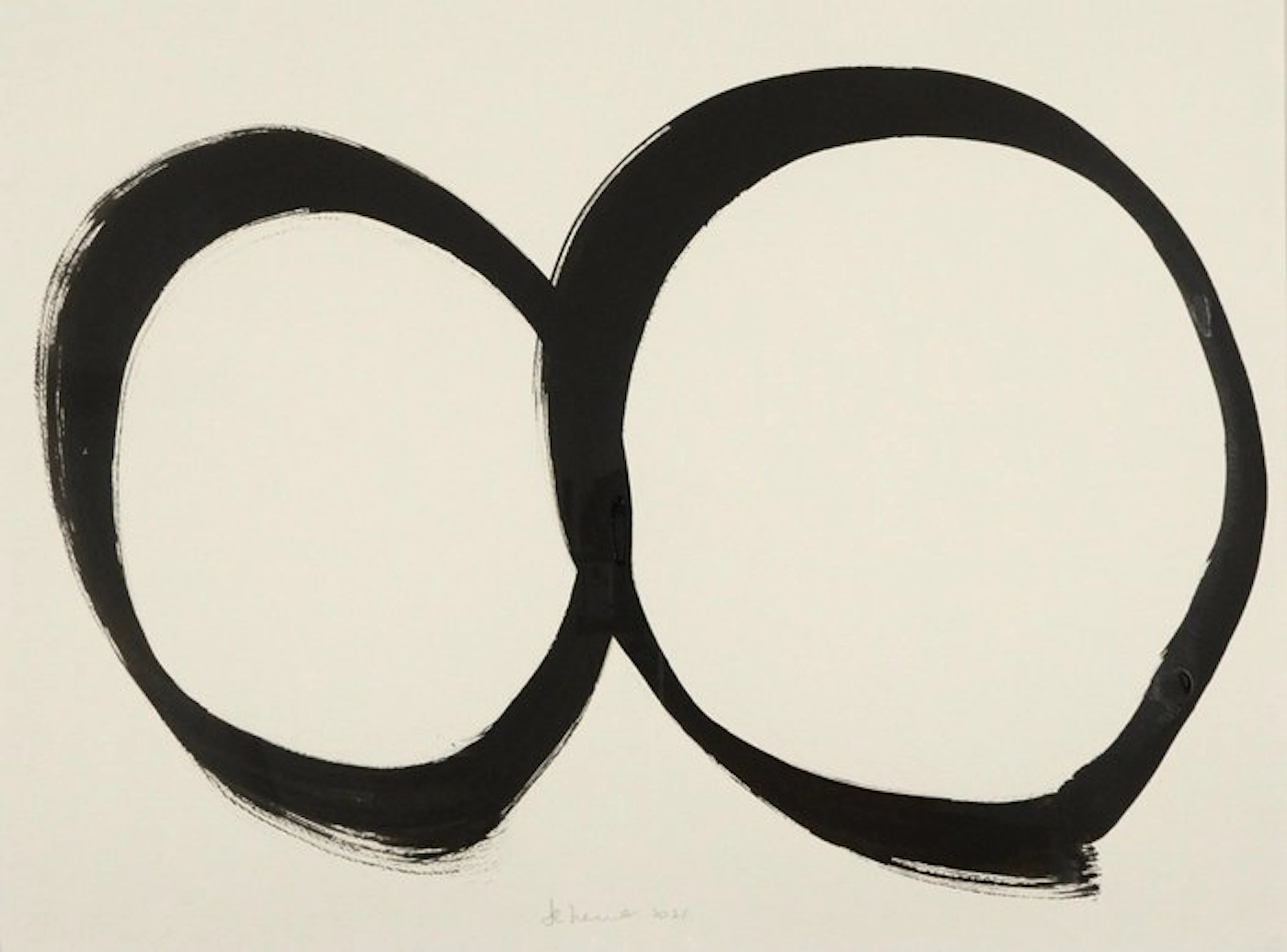 Jan Henderikse (1937) - Original in Tusche - 2021 - in...