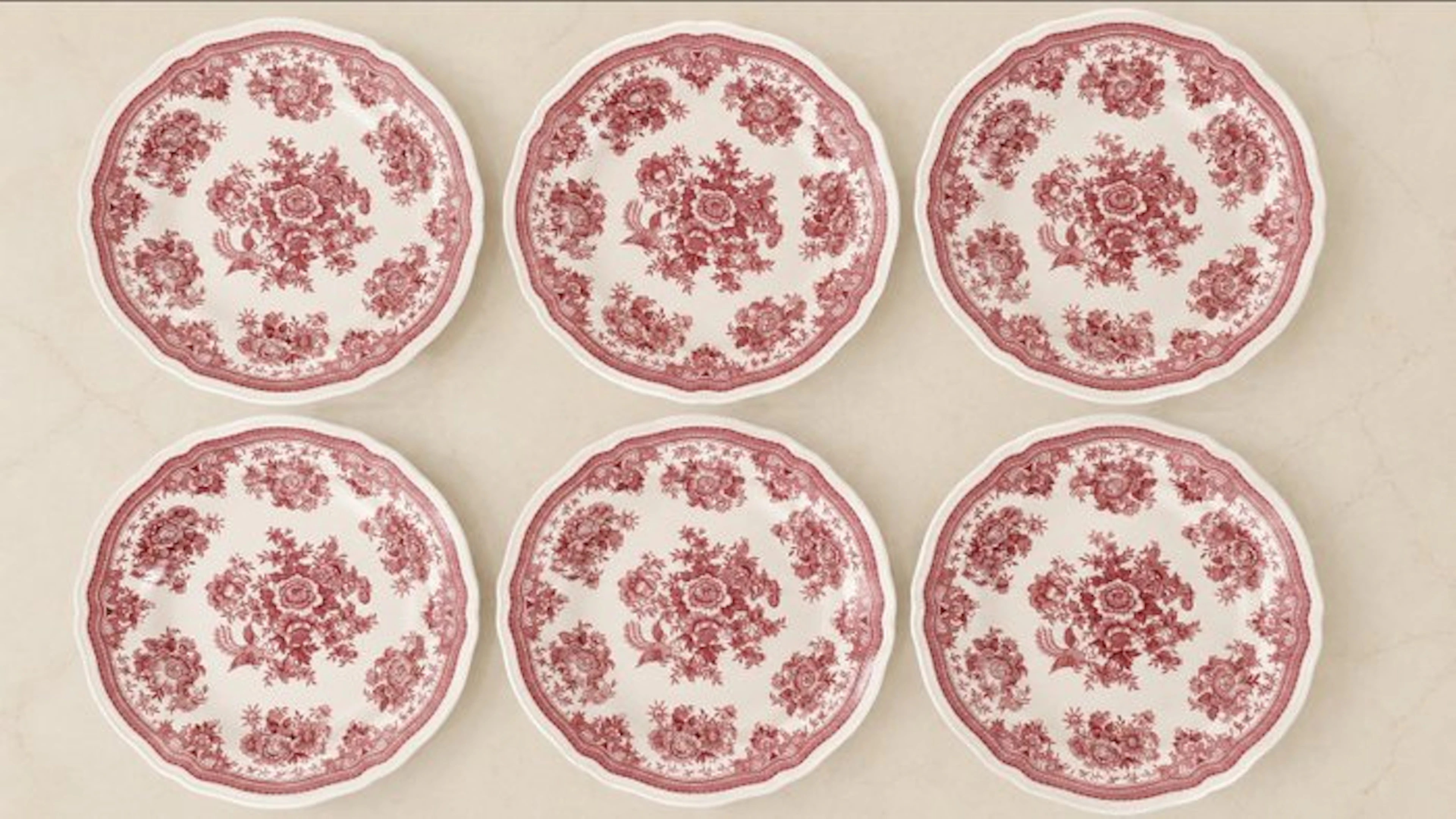 Villeroy & Boch - 6 Assiettes plates - Table service for 6 (6) - Pheasant