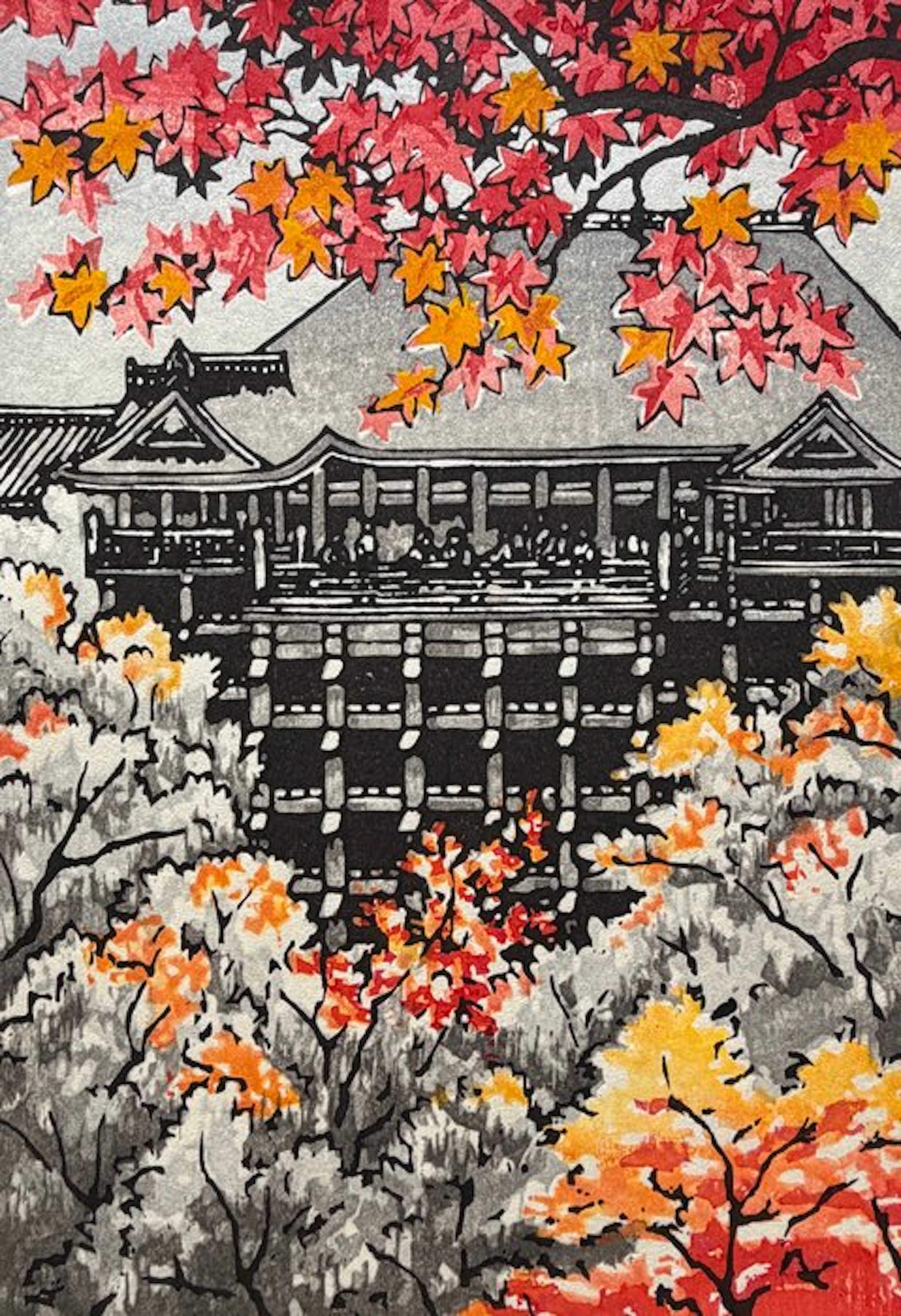 'Momiji no kiyomizudera' もみじの清水寺 (Kiyomizu Temple of...