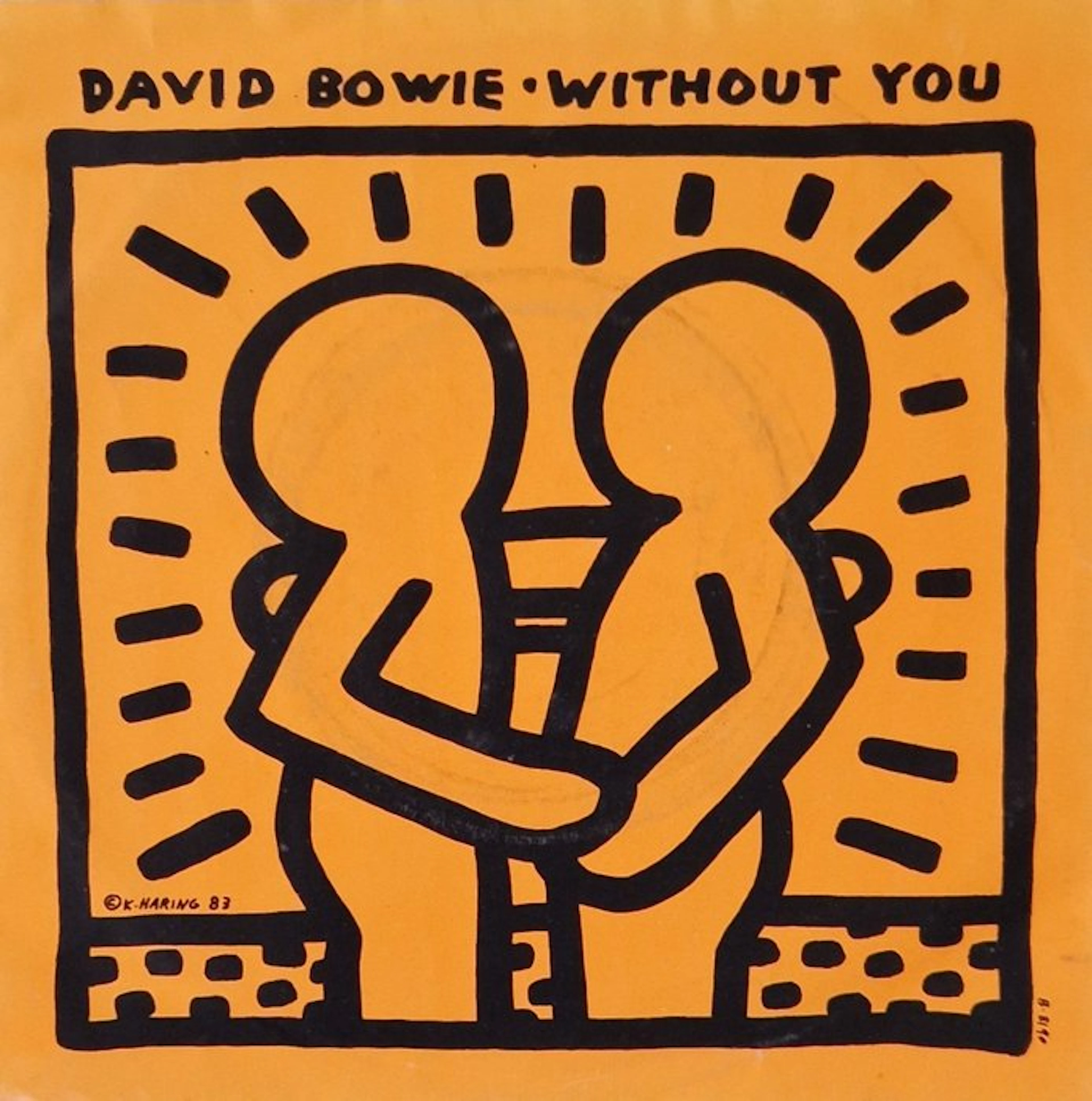 David Bowie - Without You (Keith Haring artwork) - 7" EP - 1983