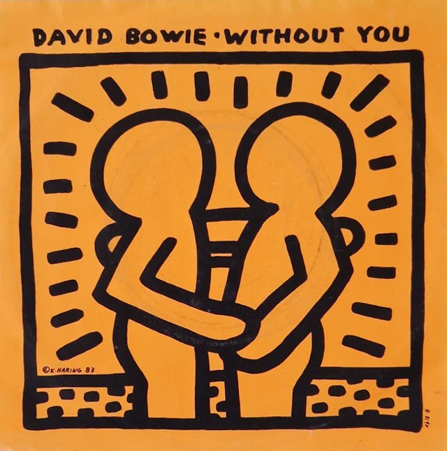 David Bowie - Without You (Keith Haring artwork) - 7" EP - 1983