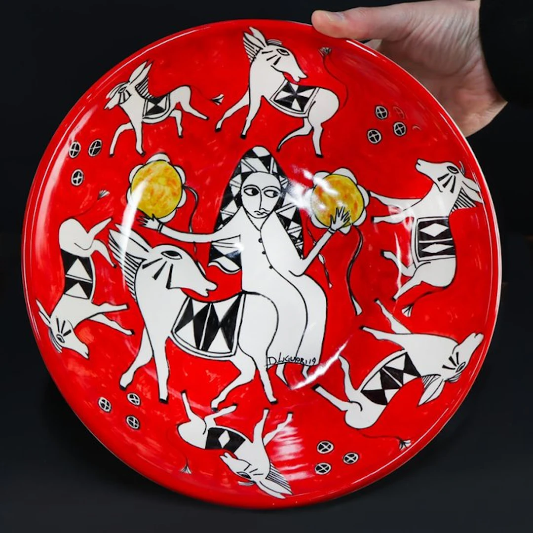 Hand painted Vietri Ceramic Bowl D