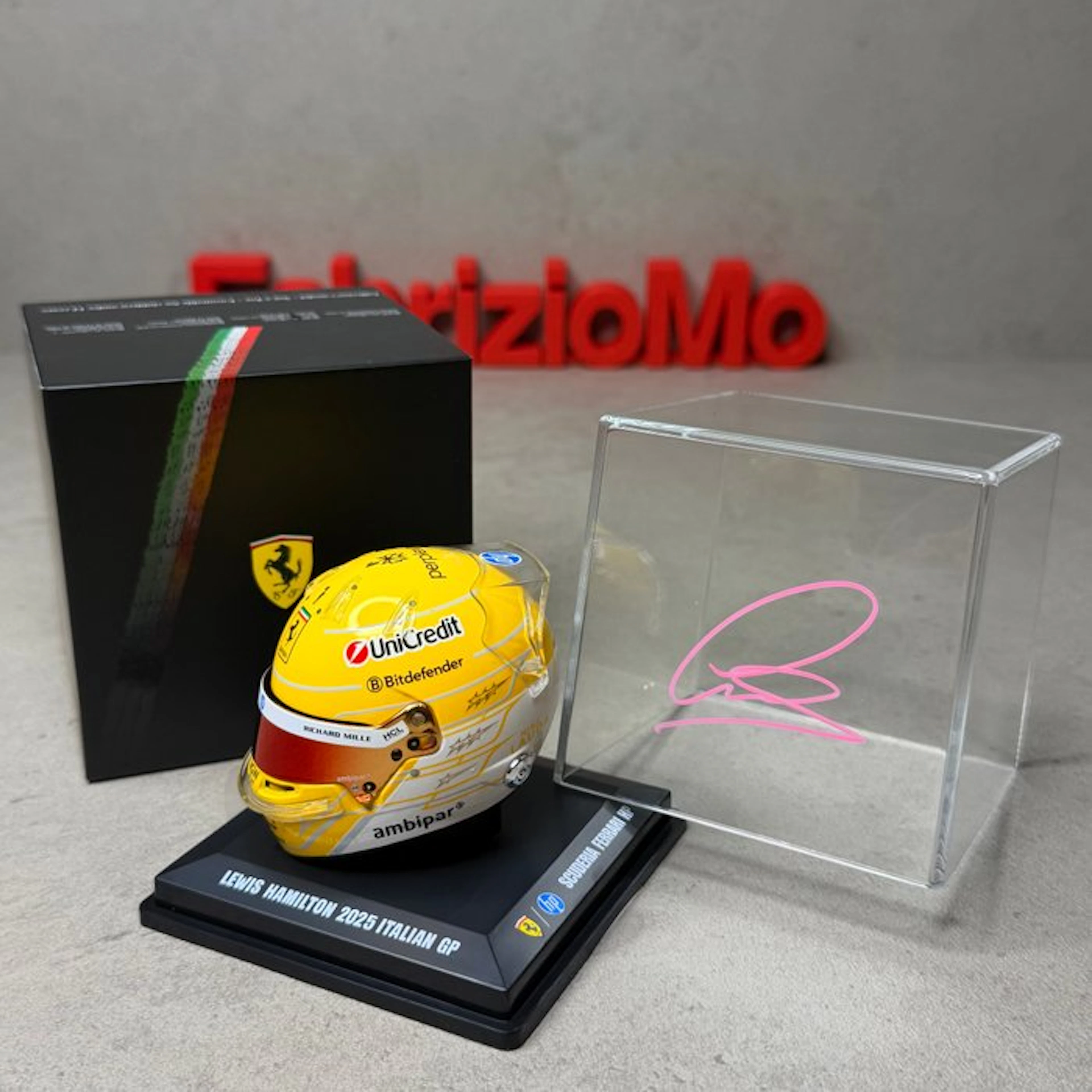 Ferrari - Lewis Hamilton - 2025 Italian Monza GP - 2025 - 1:5 scale helmet