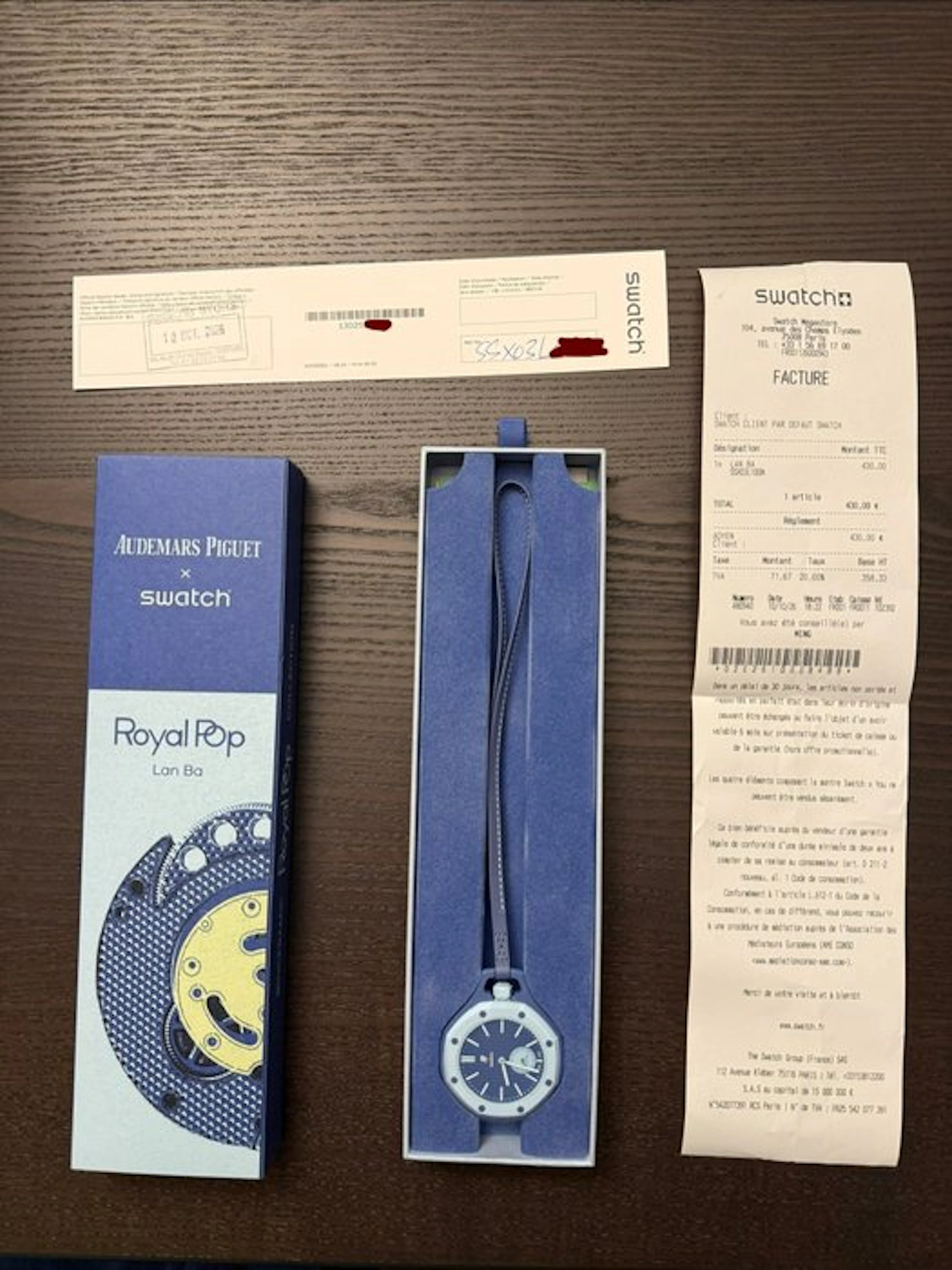 Swatch Royal Pop - Swatch × Audemars Piguet LAN BA - No...