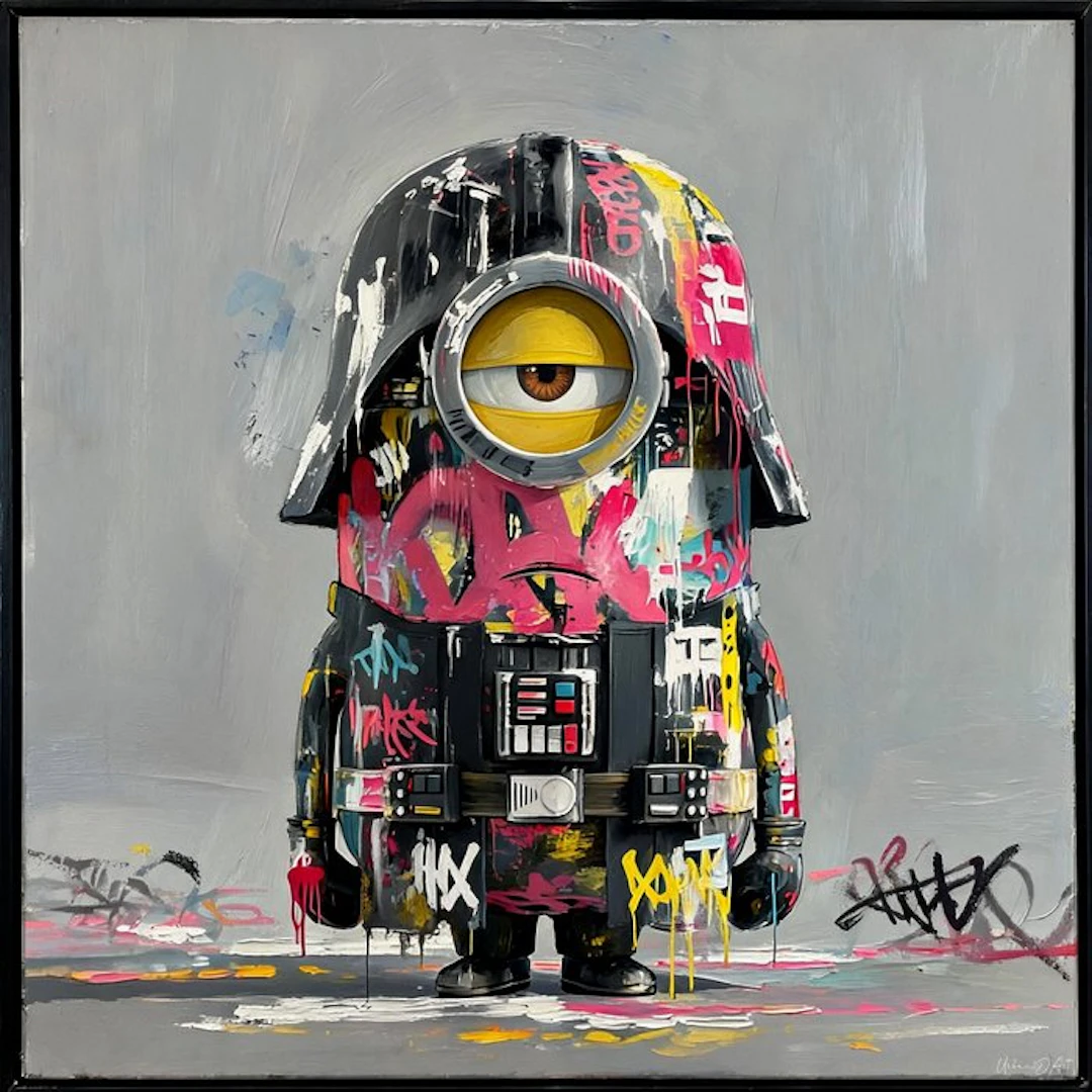 Urban3DArt (1971) - Minion DV Graf Limited Edition Art numérique mixte