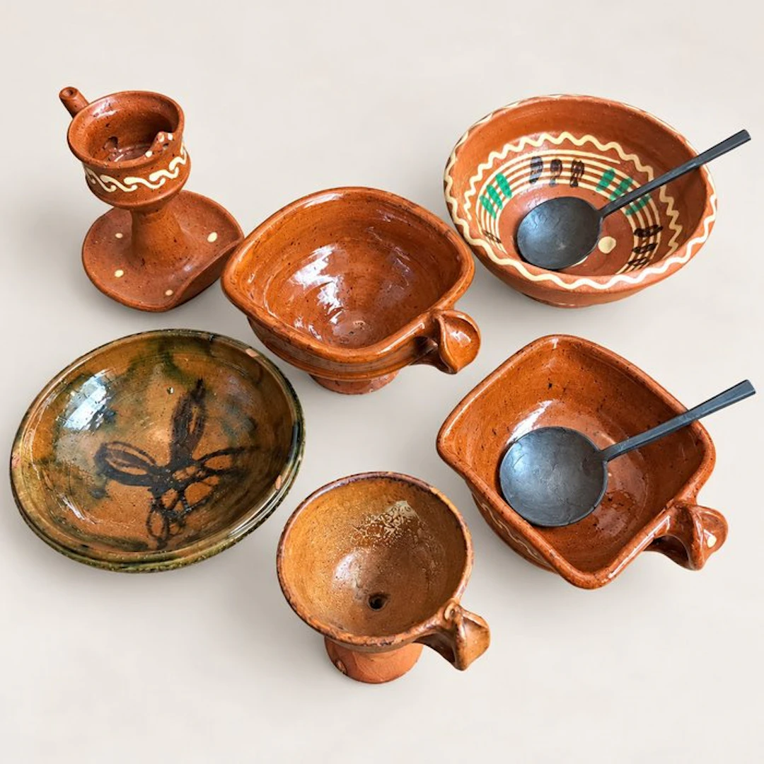 Brazier (8) - Earthenware - Test, cup & come