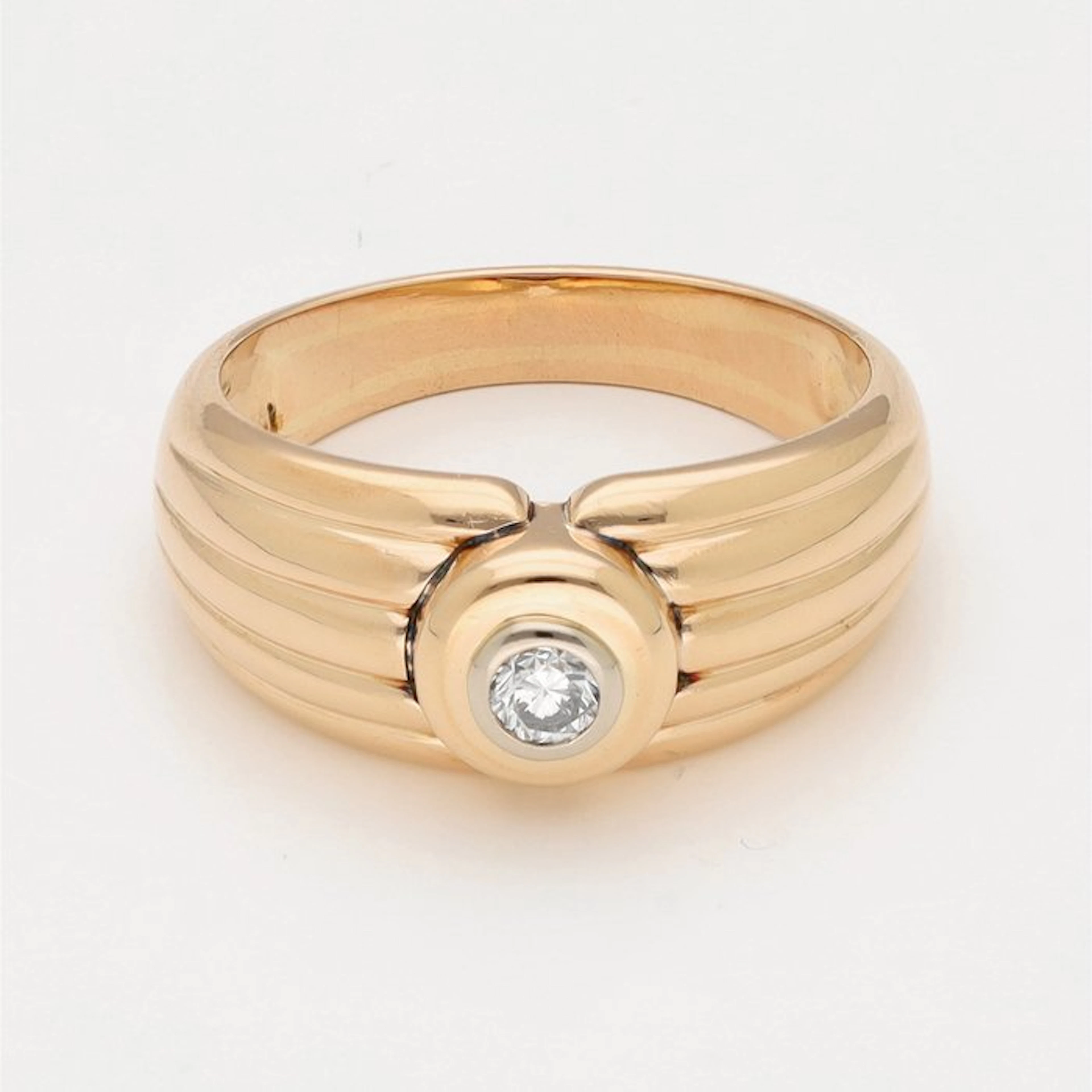 Ring - 18 kt. Rose gold Diamond (Natural)