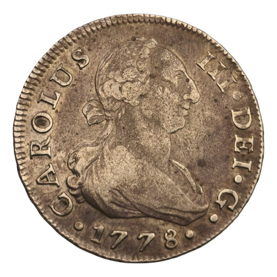 Spain. Carlos III. 8 Reales 1778 Sevilla CF