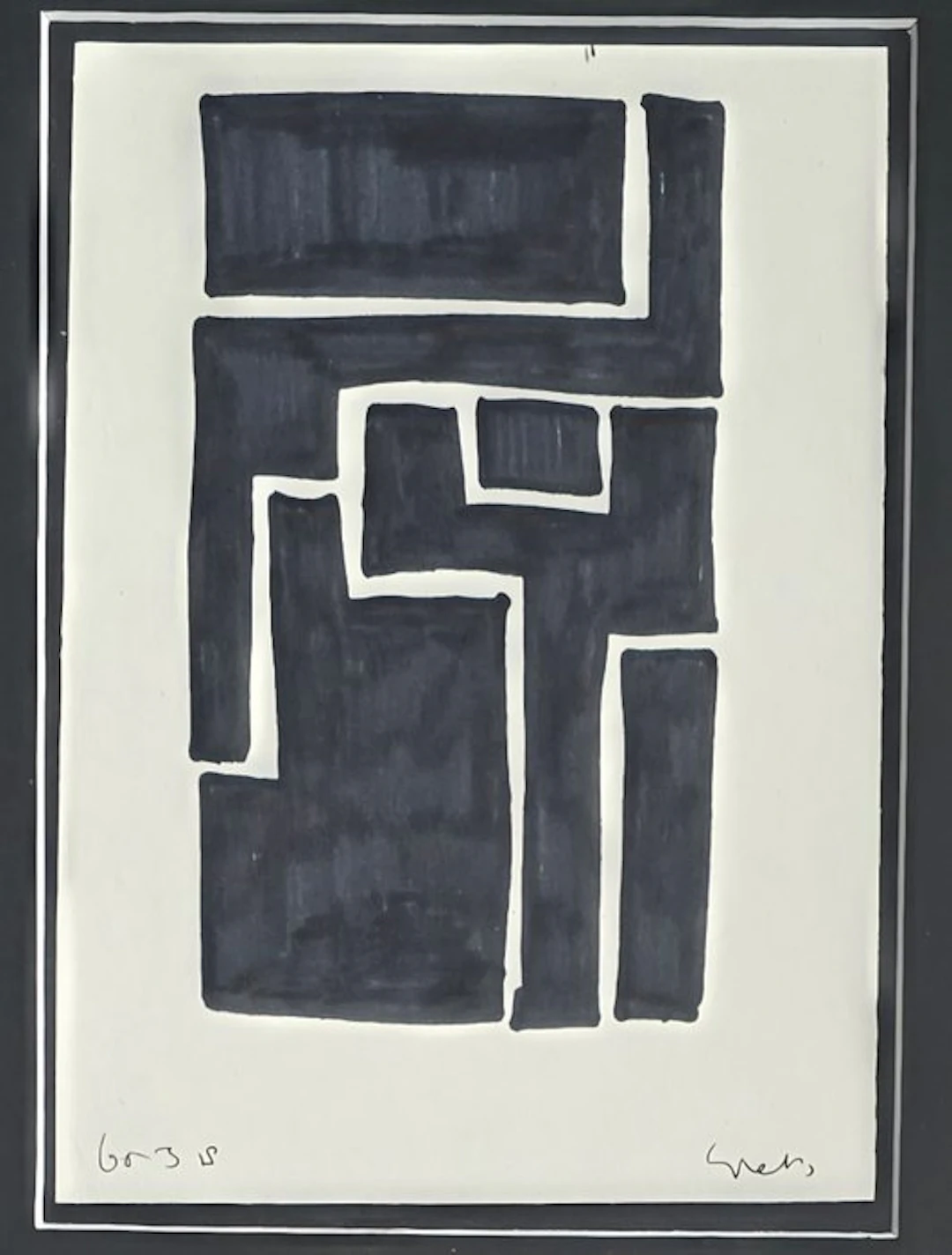 Siep Van Den Berg (1913-1998) - Geometrische compositie
