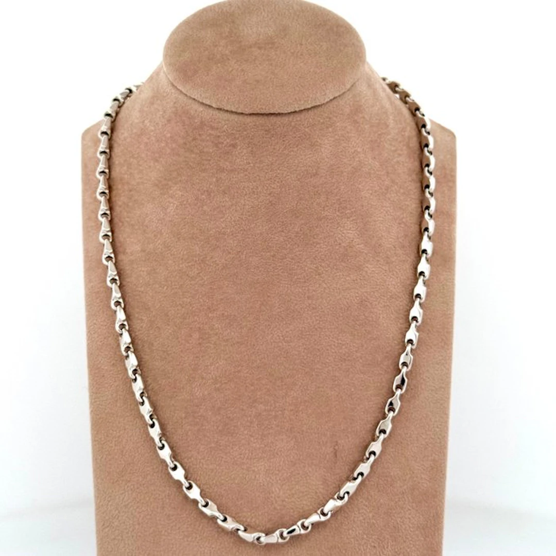 Necklace - 18 kt. White gold - Made in Italy