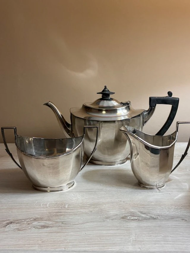 Mappin & Webb - Coffee set (3) - Silverplated