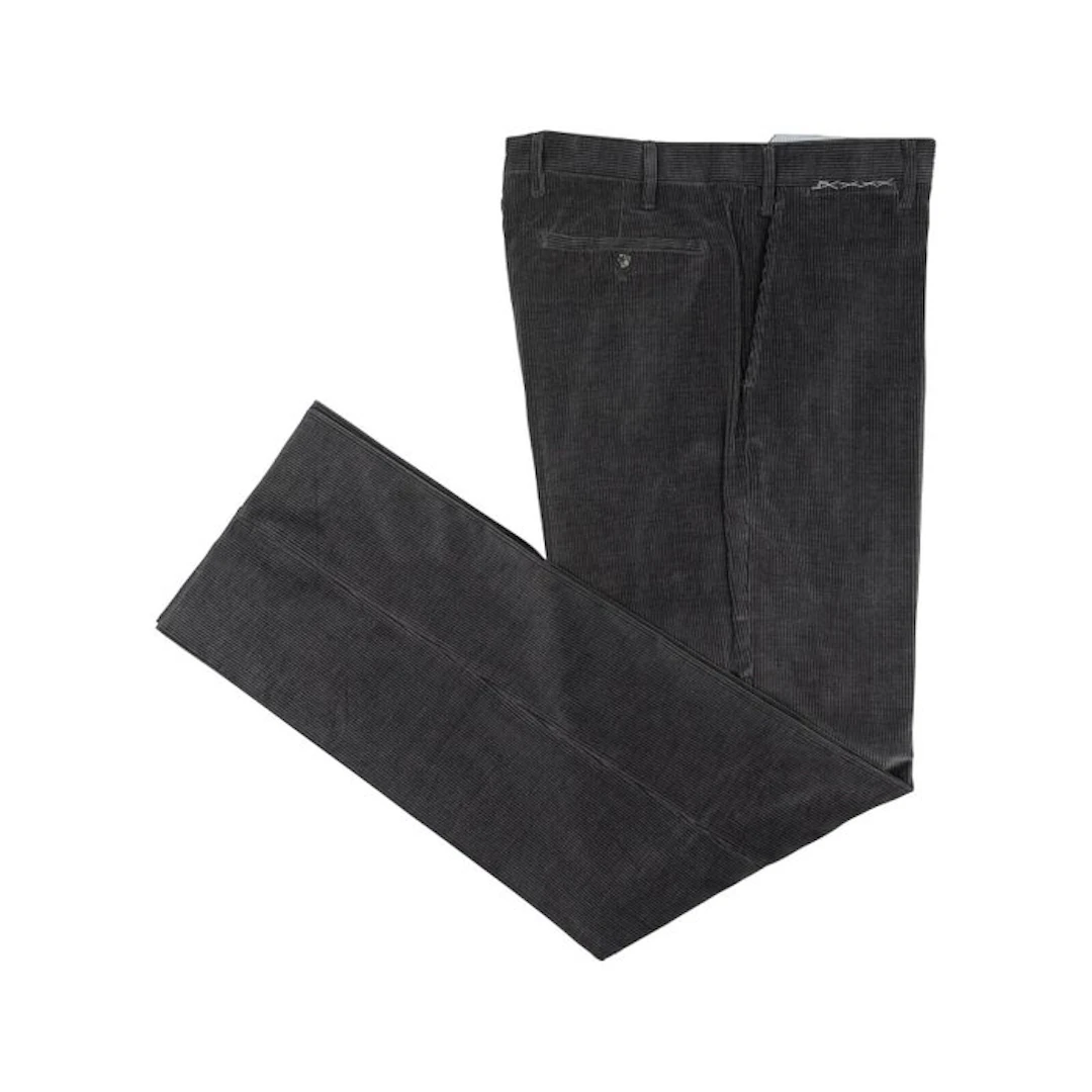 RUBINACCI NAPOLI - 50 IT - "Luca" Gray Cotton Corduroy...