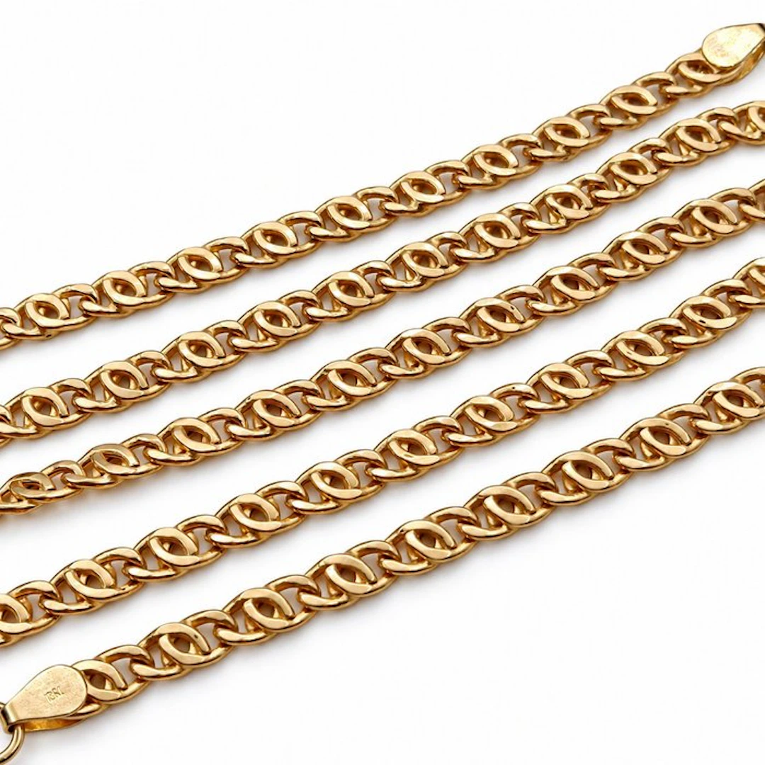 Necklace - 18 kt. Yellow gold - Made in Italy - Handmade