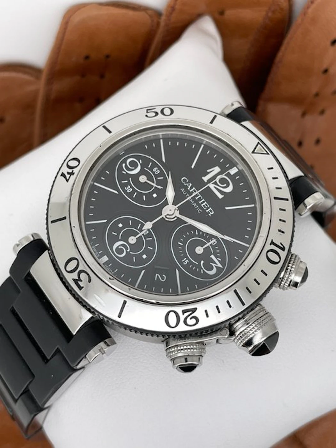 Cartier - Pasha Seatimer Chronograph Automatic - W31088U2 - Men - 2000-2010