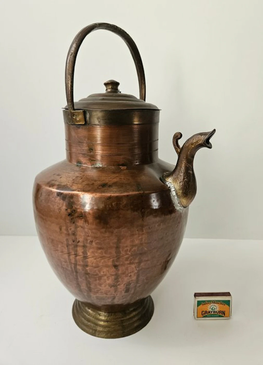 Antieke Italiaanse waterkan - Ewer - Copper
