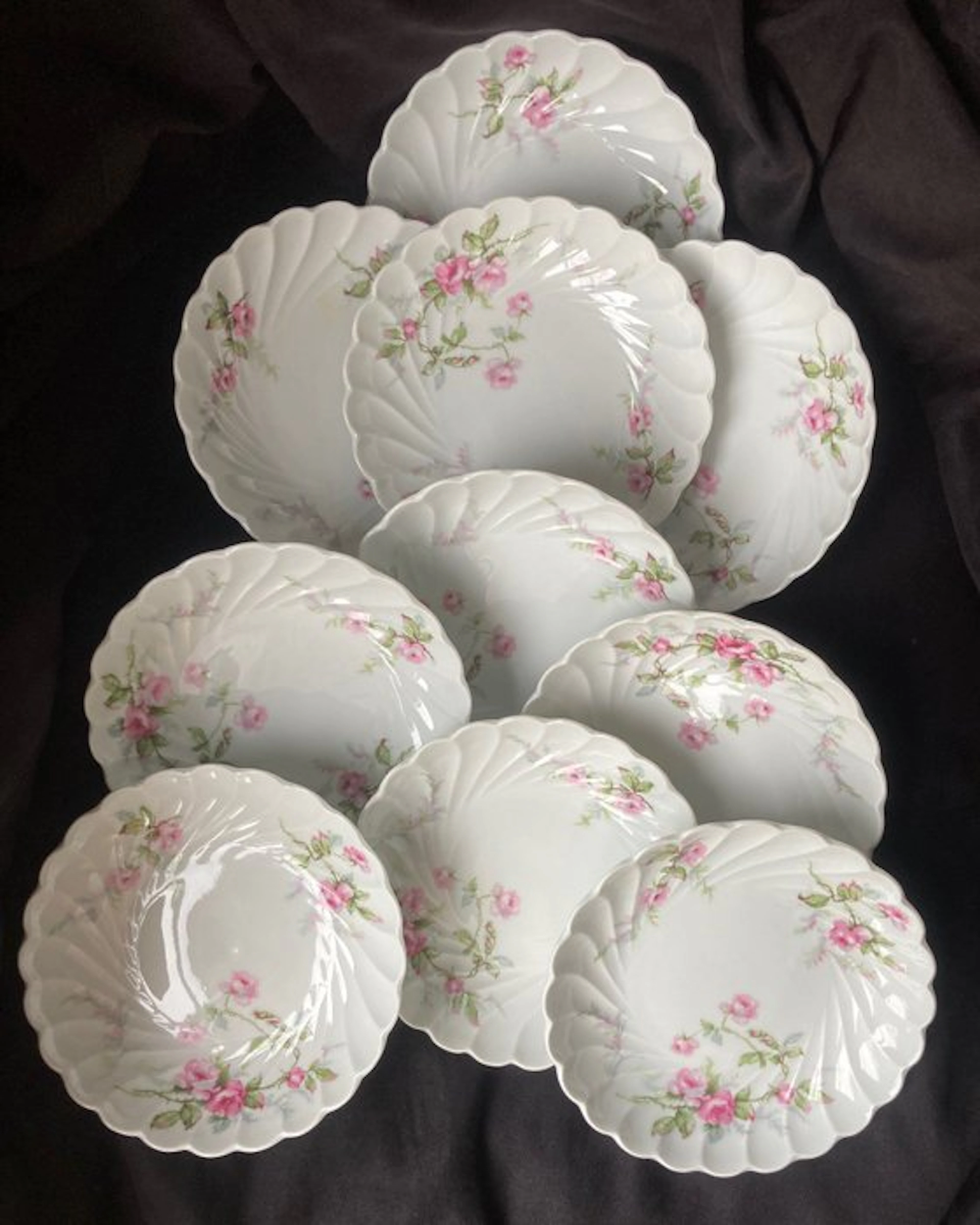 Limoges - HAVILAND modèle SYLVIE - Serving plate (10)...