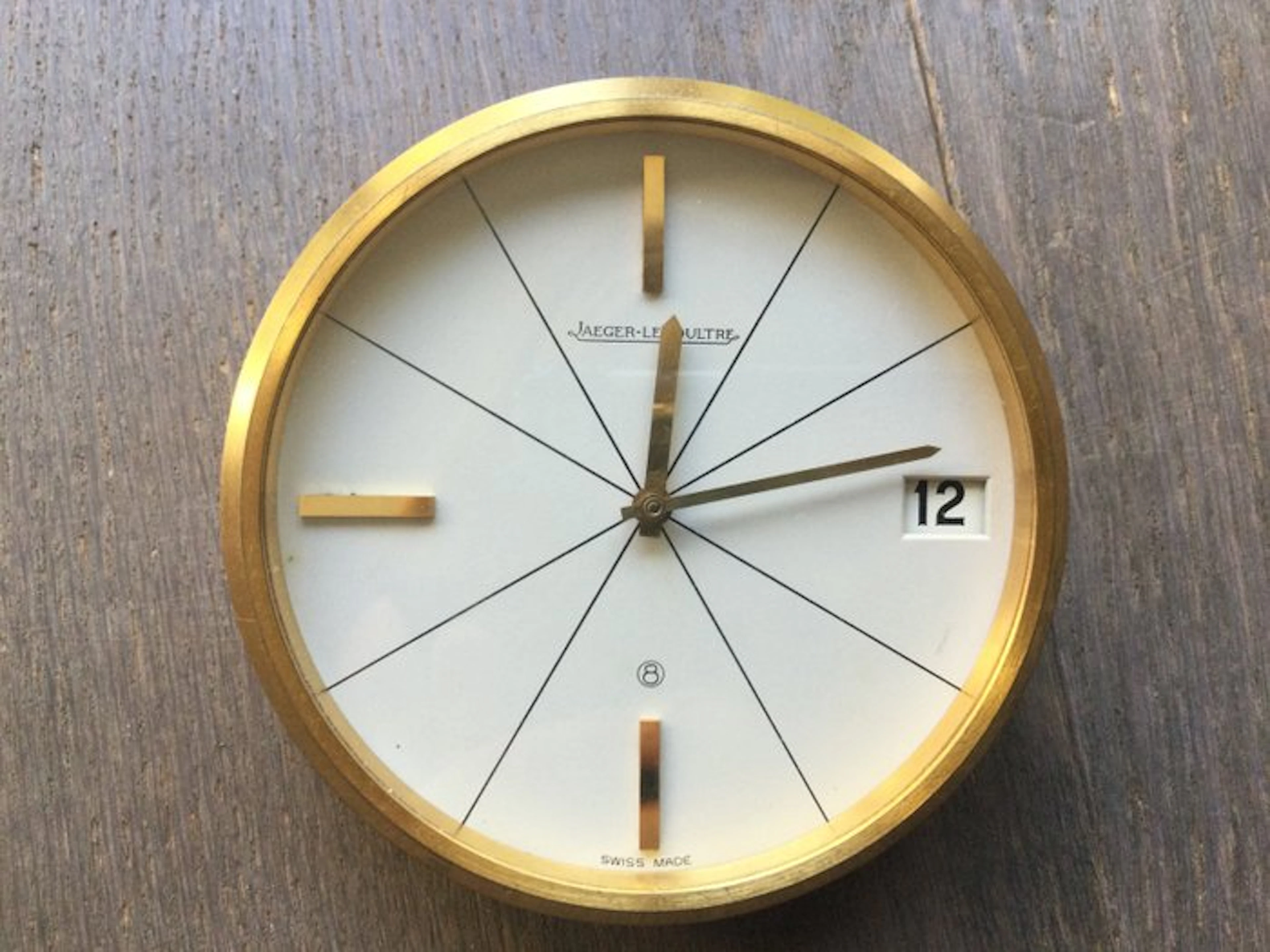 Desk clock - Jaeger-LeCoultre - Metal - 1950-1960