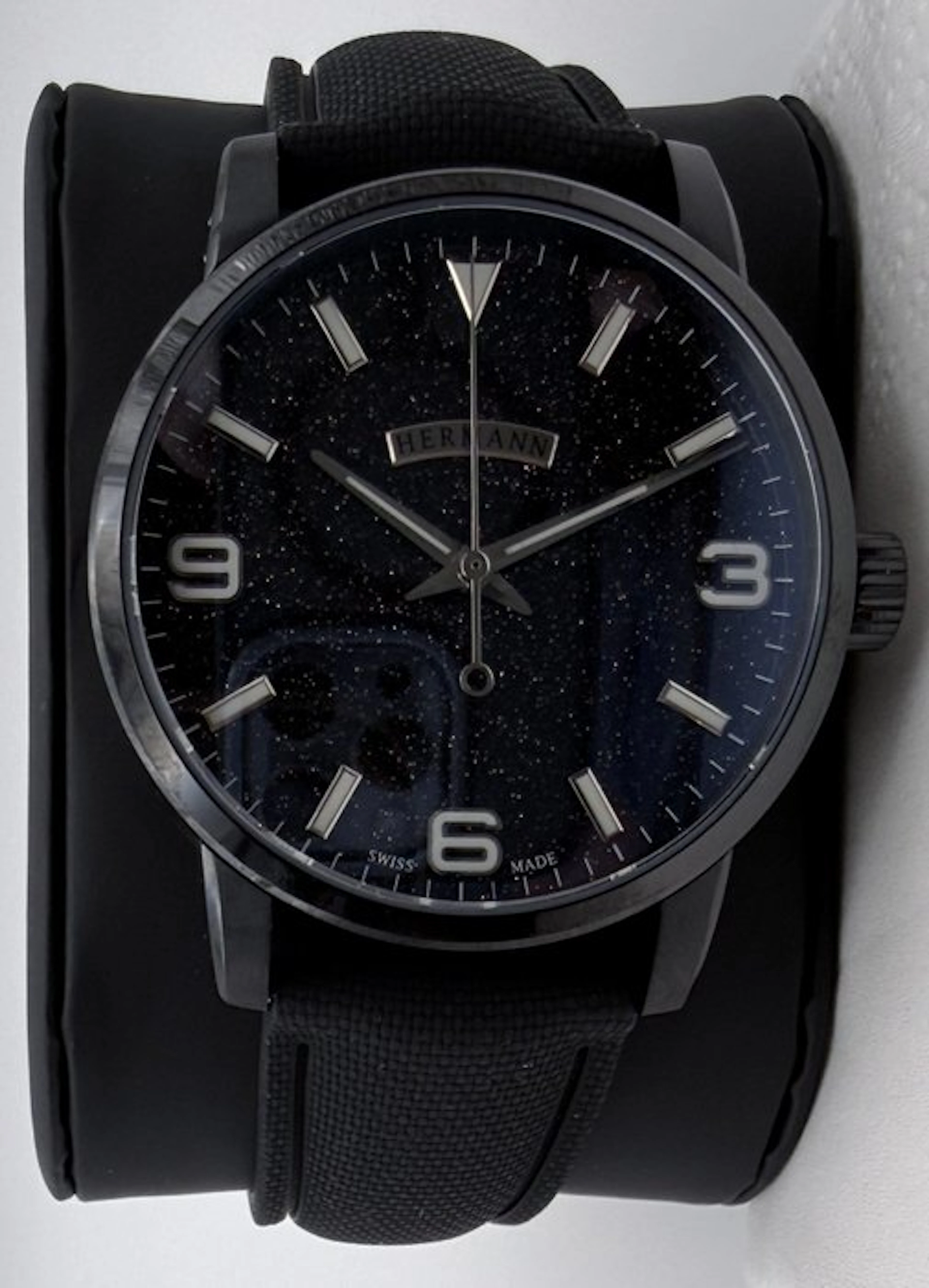 Hermann - Stellar Black PVD - Swiss Made Automatic...