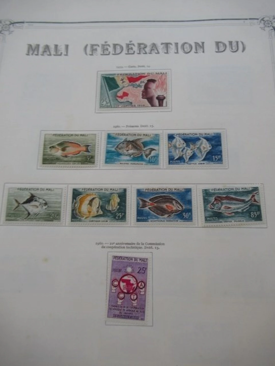 Mali 1959/1968 - collection de timbres