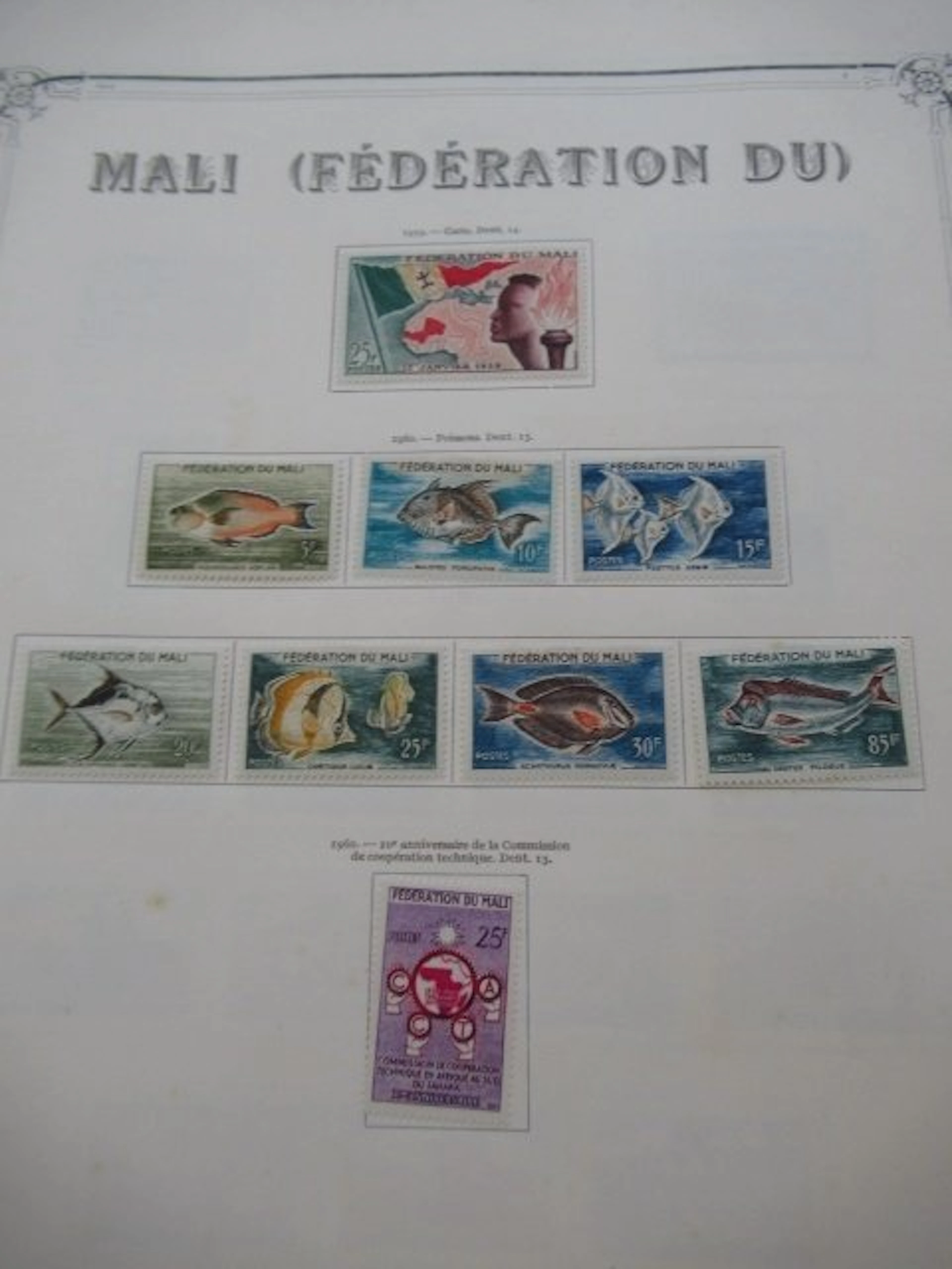 Mali 1959/1968 - collection de timbres