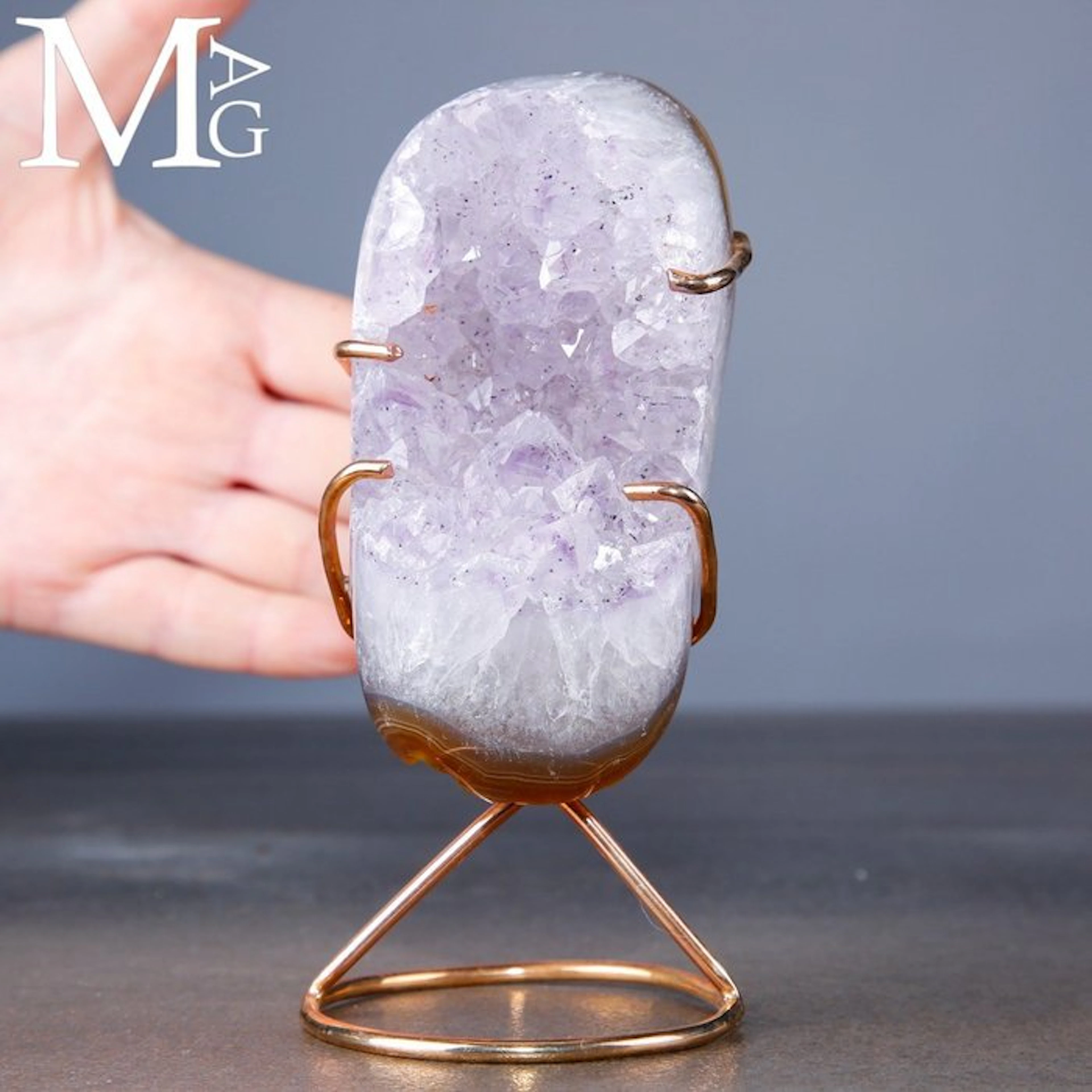 Natural Mineral Geode with Wonderful Inner...
