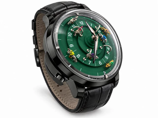 AKOR Le Locle - Emerald Derby Black — Montre automatique...