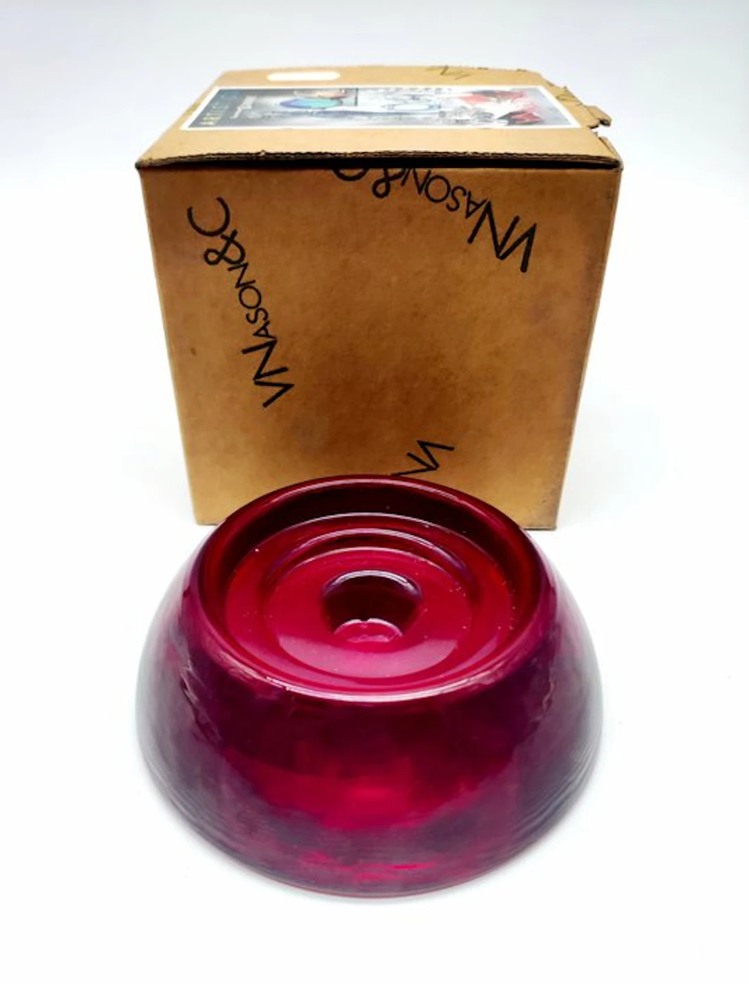 V.Nason & c - Ashtray - Eklettika - Murano glass - Ruby red