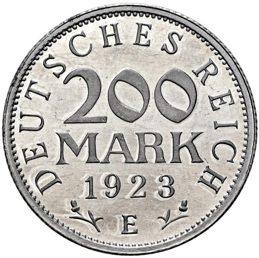 Germany, Weimar Republic 200 Mark 1923 - NGC MS65 (Muldenhütten)