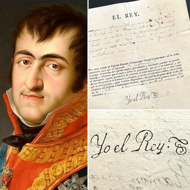 Autógrafo - Firma Rey Fernando VII