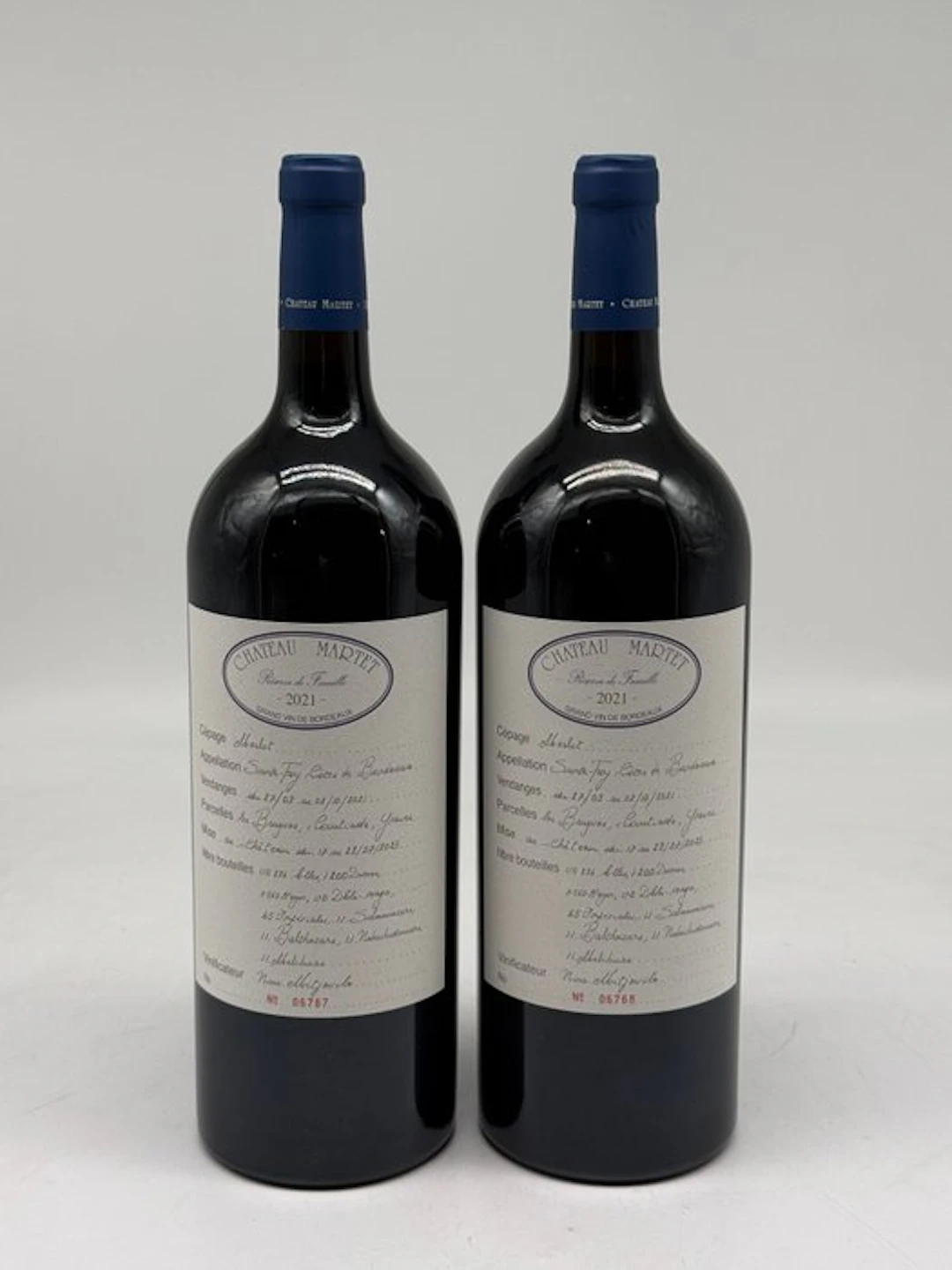 2021 Chateau Martet - Bordeaux - 2 Magnums (1.5L)