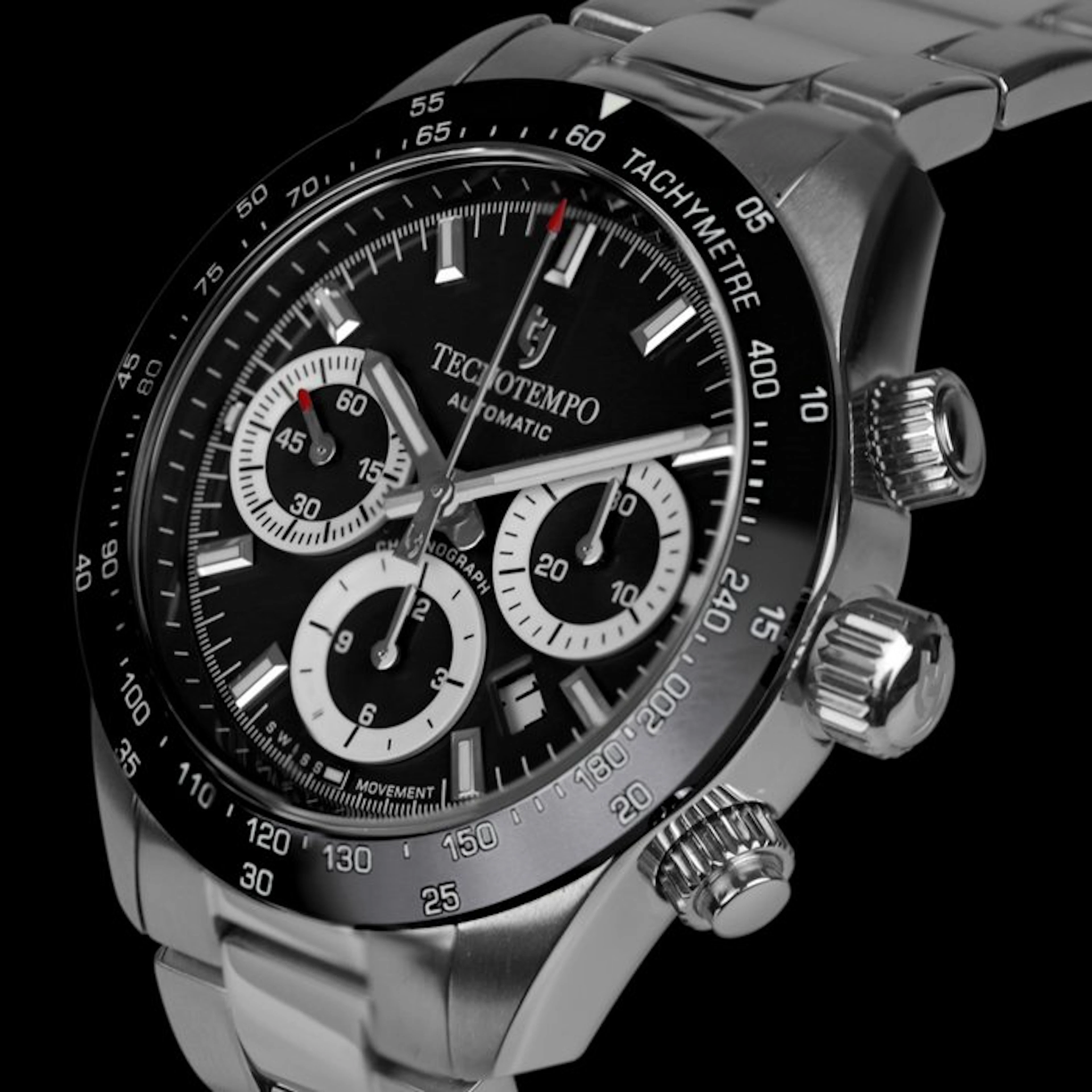 Tecnotempo - Chronograph "Chrono Round" - Automatic Swiss...