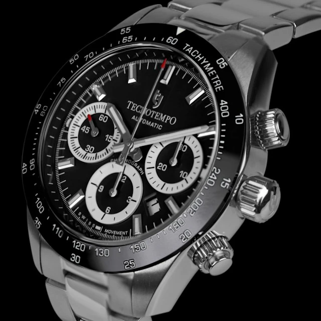 Tecnotempo - Chronograph "Chrono Round" - Automatic Swiss...