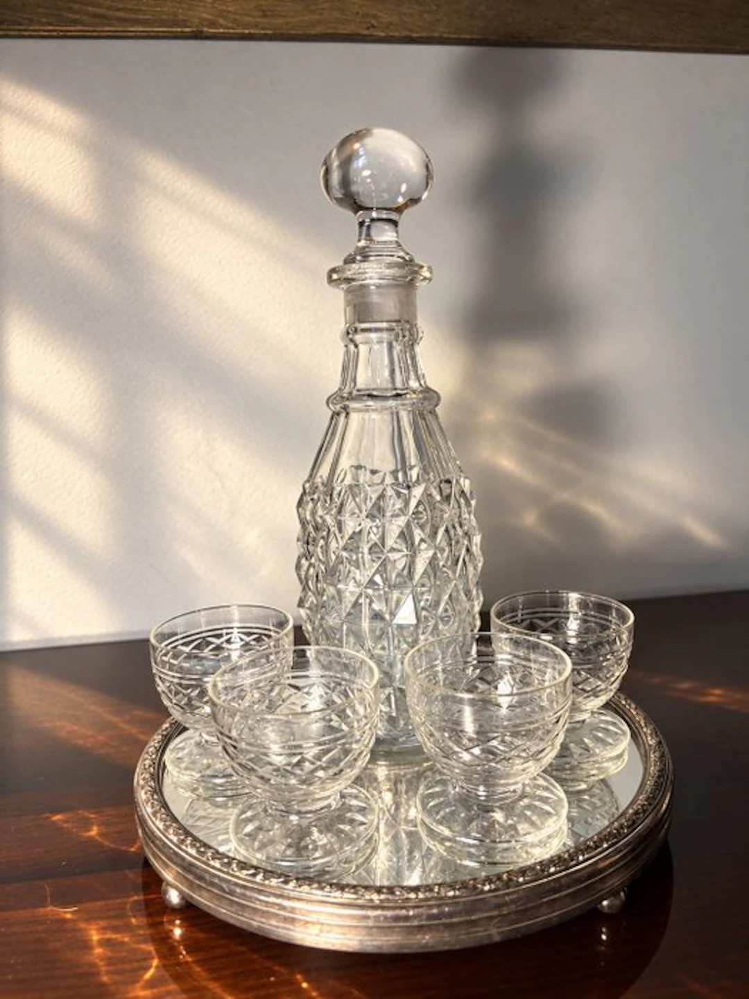 Drinking set (5) - Crystal, Glass
