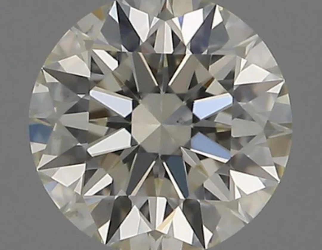 1 pcs Diamond (Natural) - 0.31 ct - Round - J - VS1...