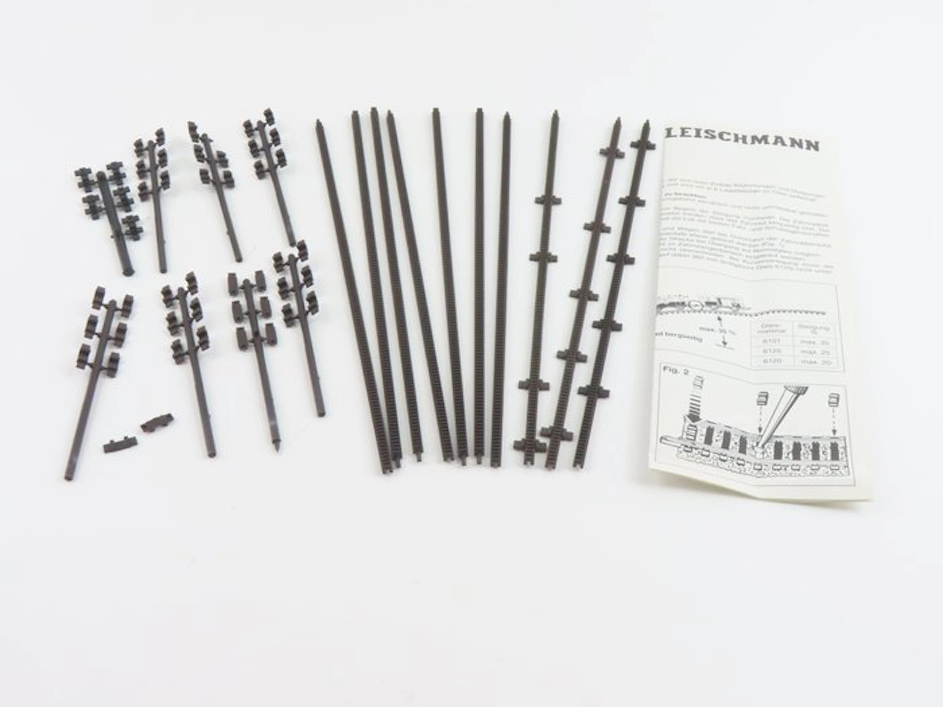 Fleischmann H0 - 6412 - Model train tracks (10)...