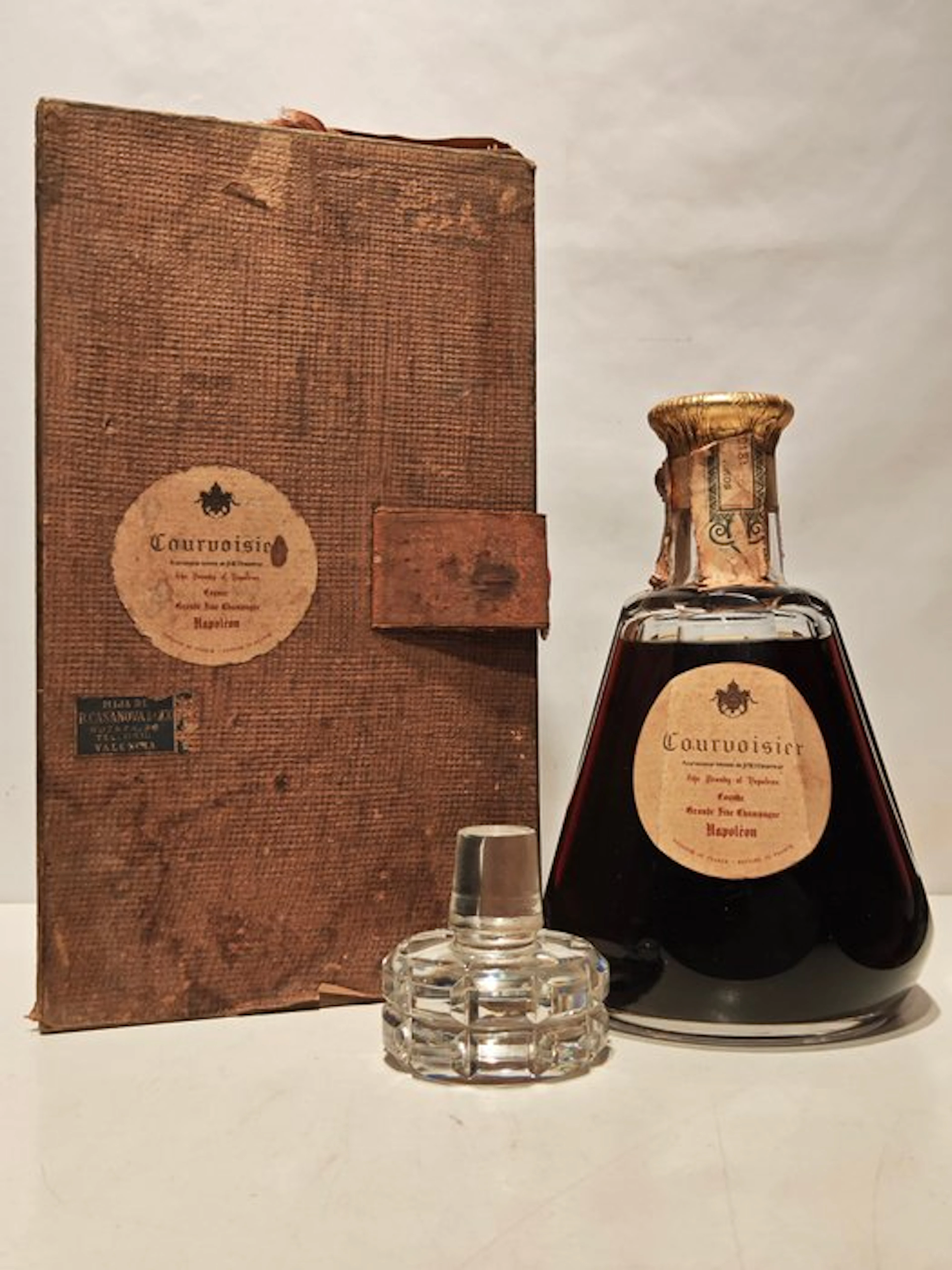 Courvoisier - Napoléon Baccarat decanter - b. 1960s, 1950s - n/a (70cl-75cl)