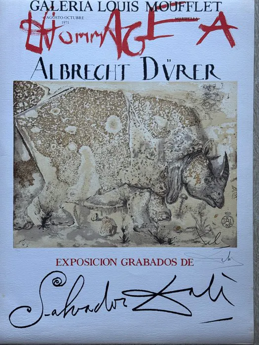 Salvador Dali (1904-1989) - Hommage a Albrecht Dürer