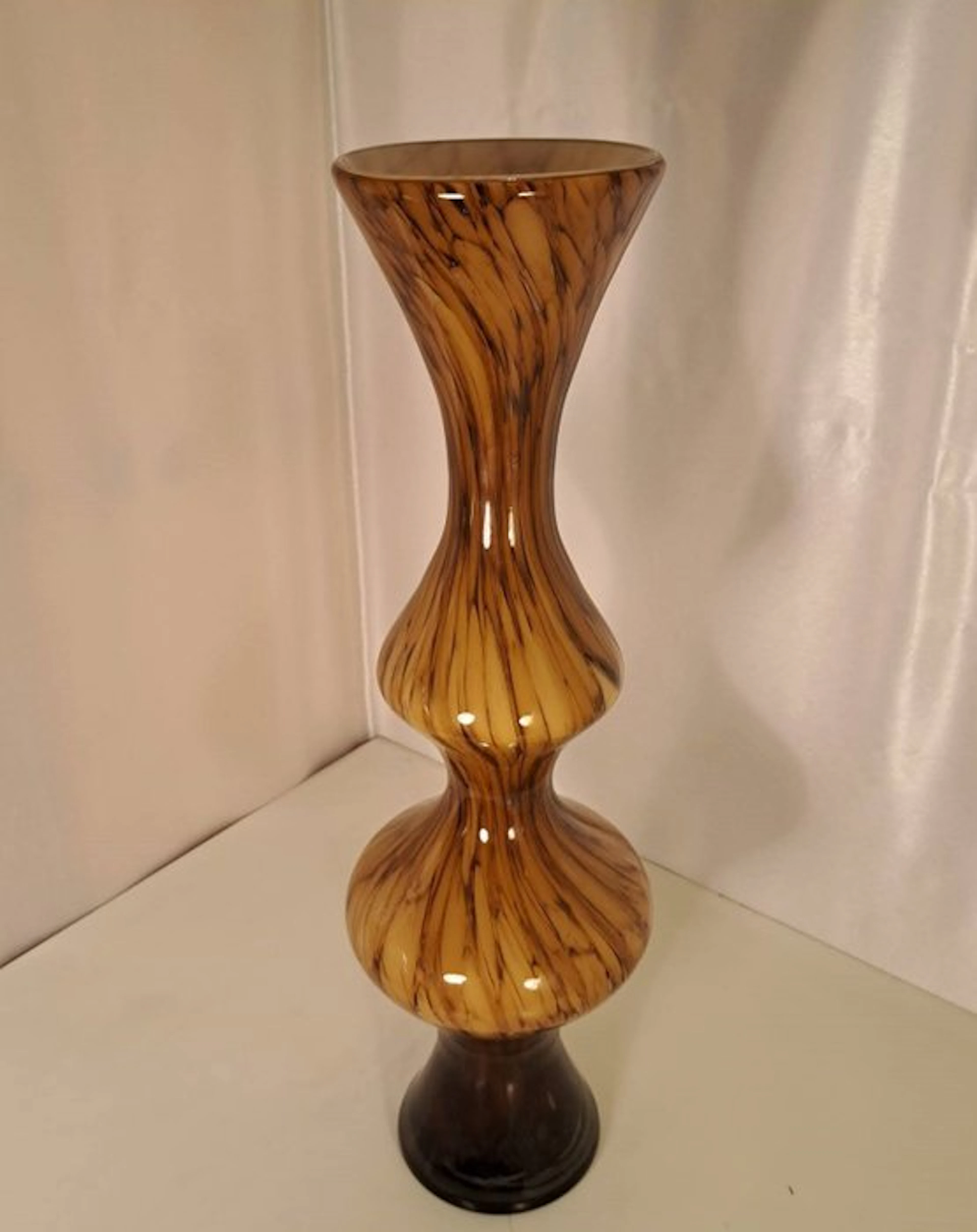 Vase - H. 50 cm - Glass - Bohemian glass