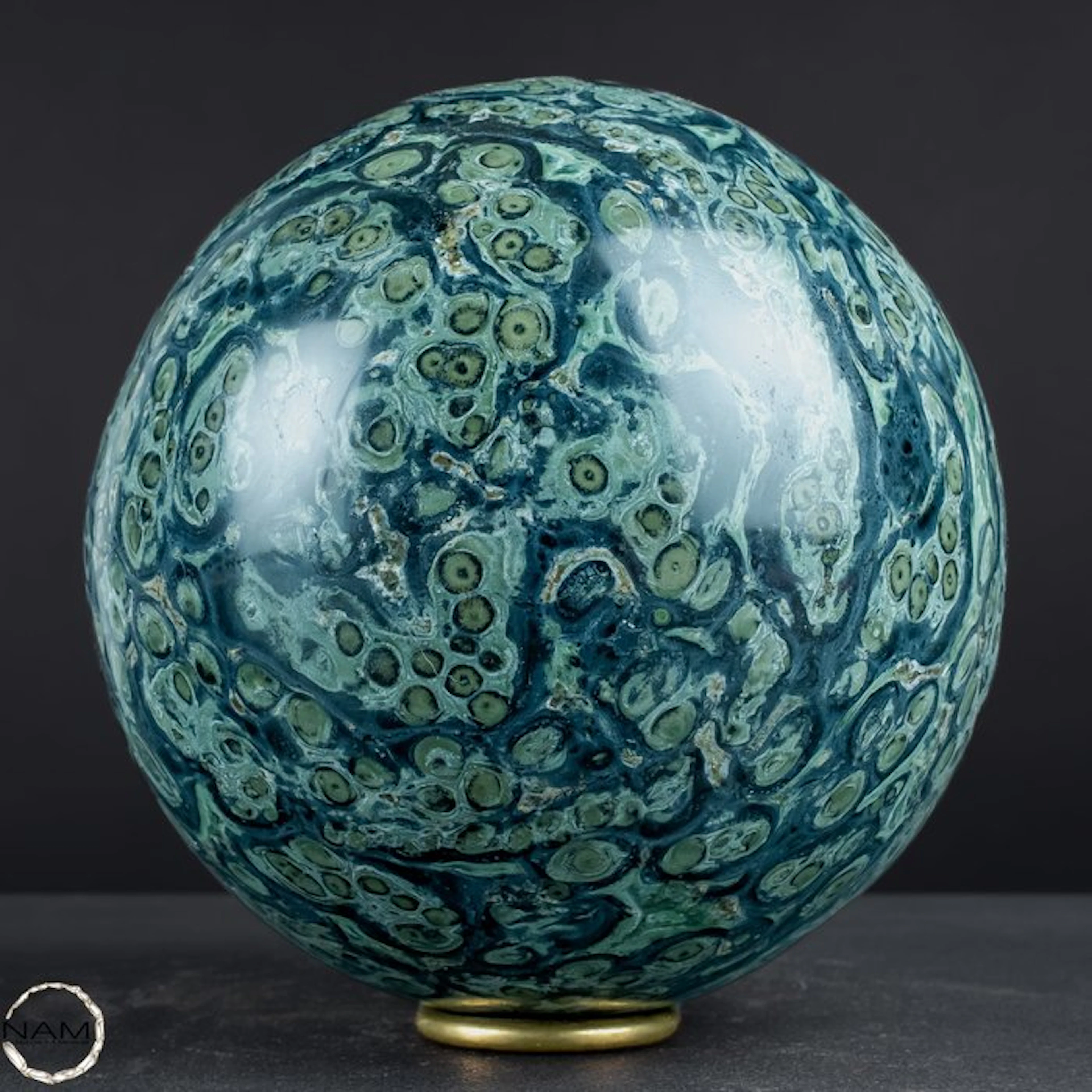 Unique Kambaba sphere – The Eye of Earth's History- 4576.64 g