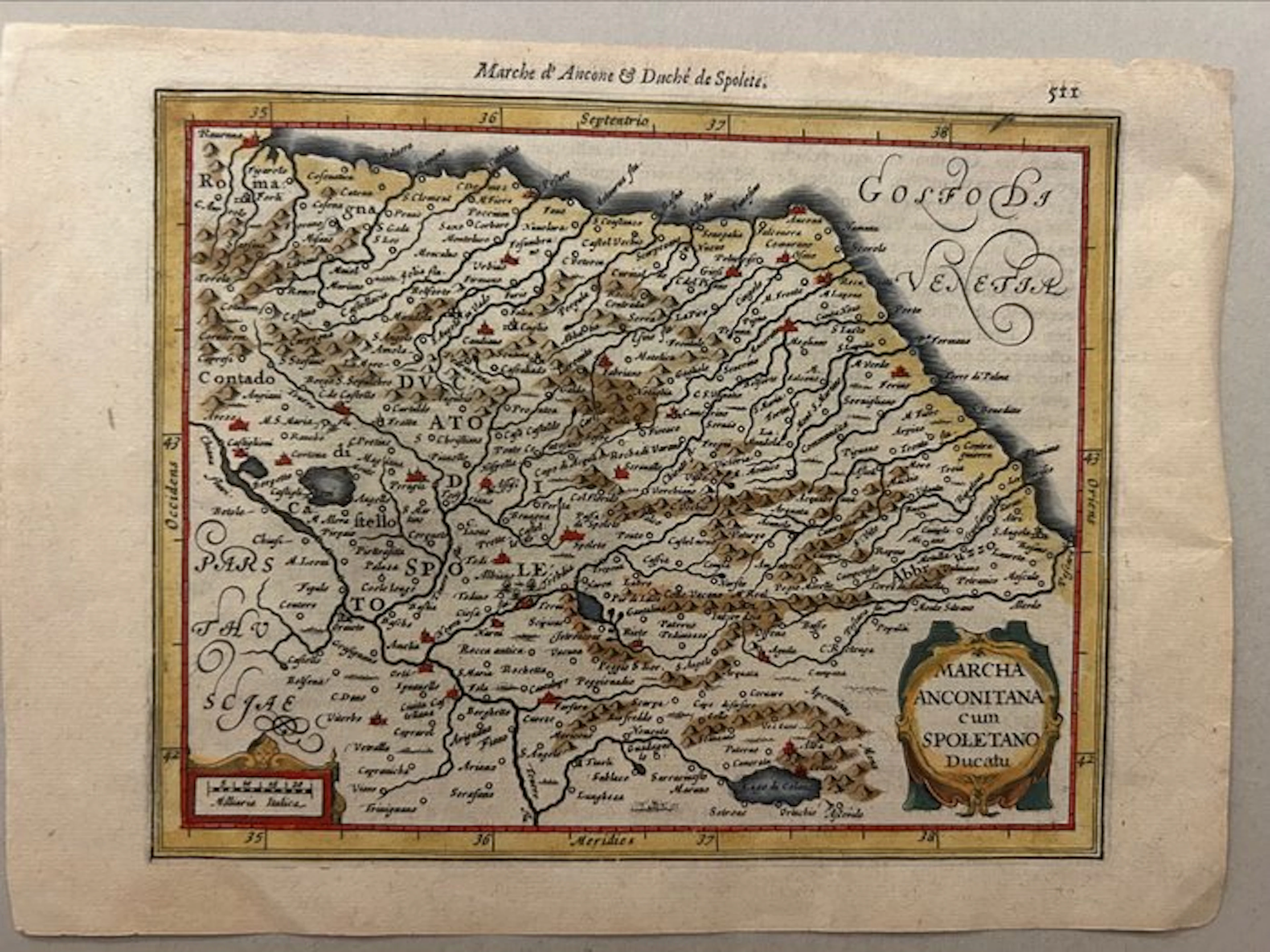 Italy - Marche // Umbria; Gerard Mercator (Gerardo...