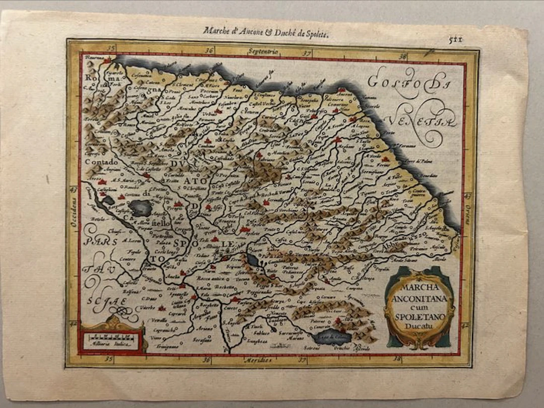 Italy - Marche // Umbria; Gerard Mercator (Gerardo...