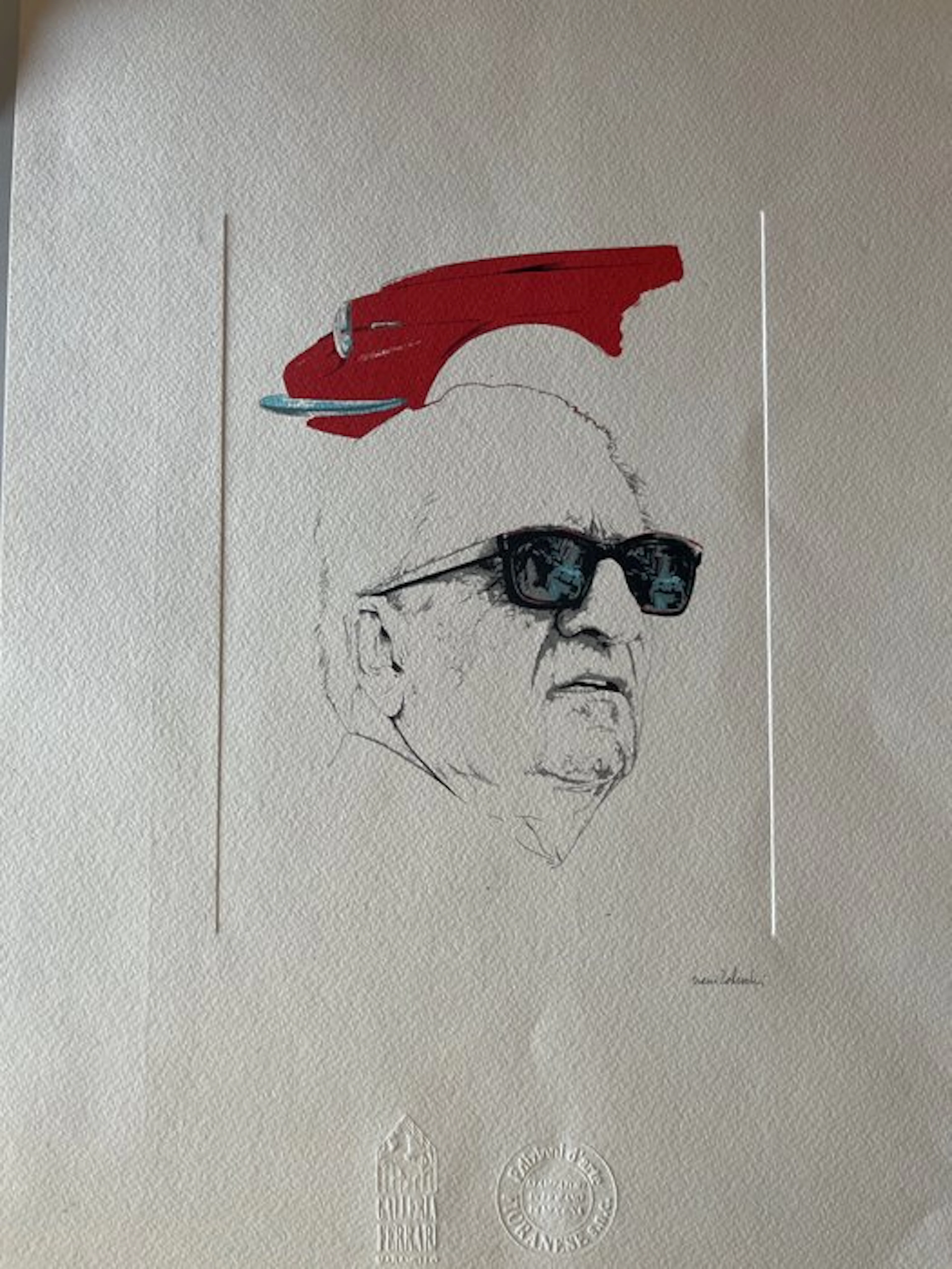 lithography - Ferrari - Litografie Galleria Ferrari - Nani Tedeschi