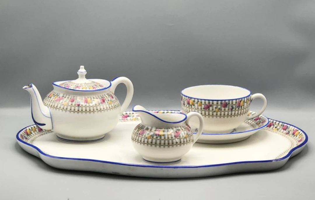 William Guérin & Cie Limoges 1891-1927 - Tea service (5)...