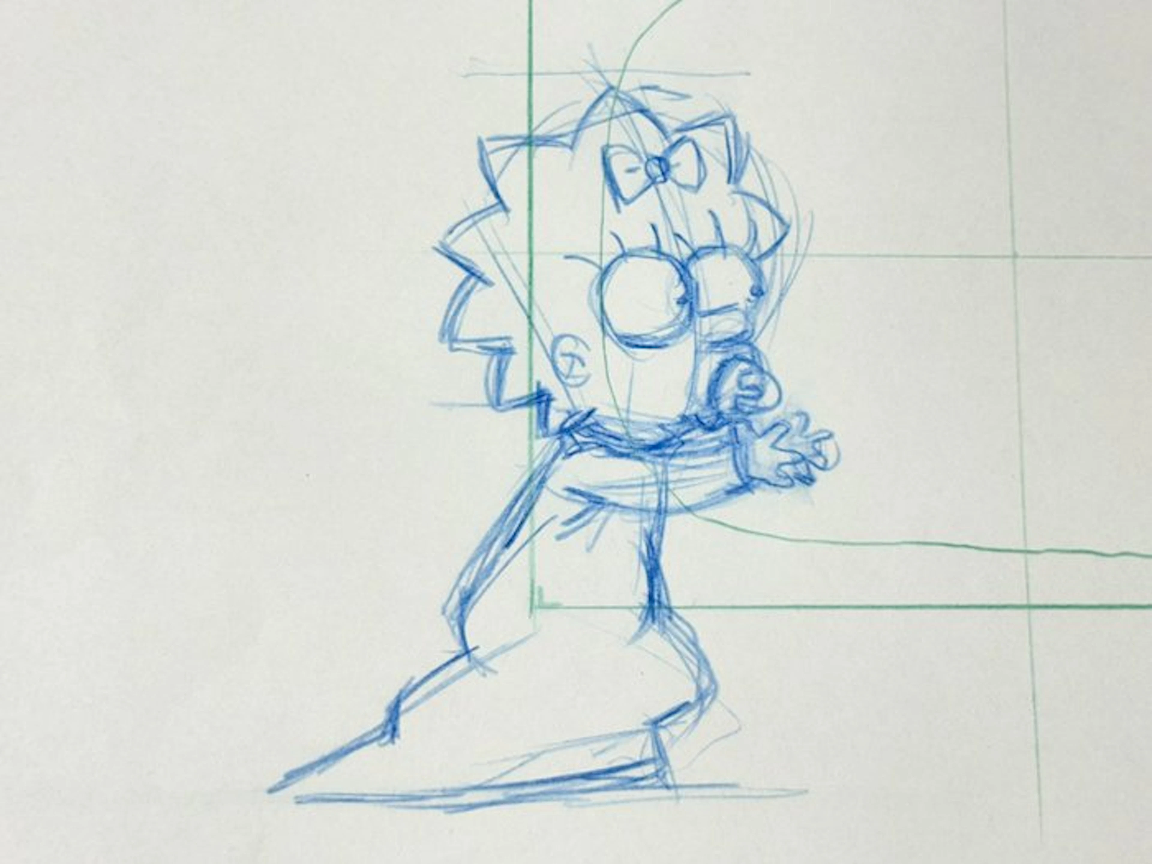 Gracie Films - Original Animation Drawing of Maggie Simpson
